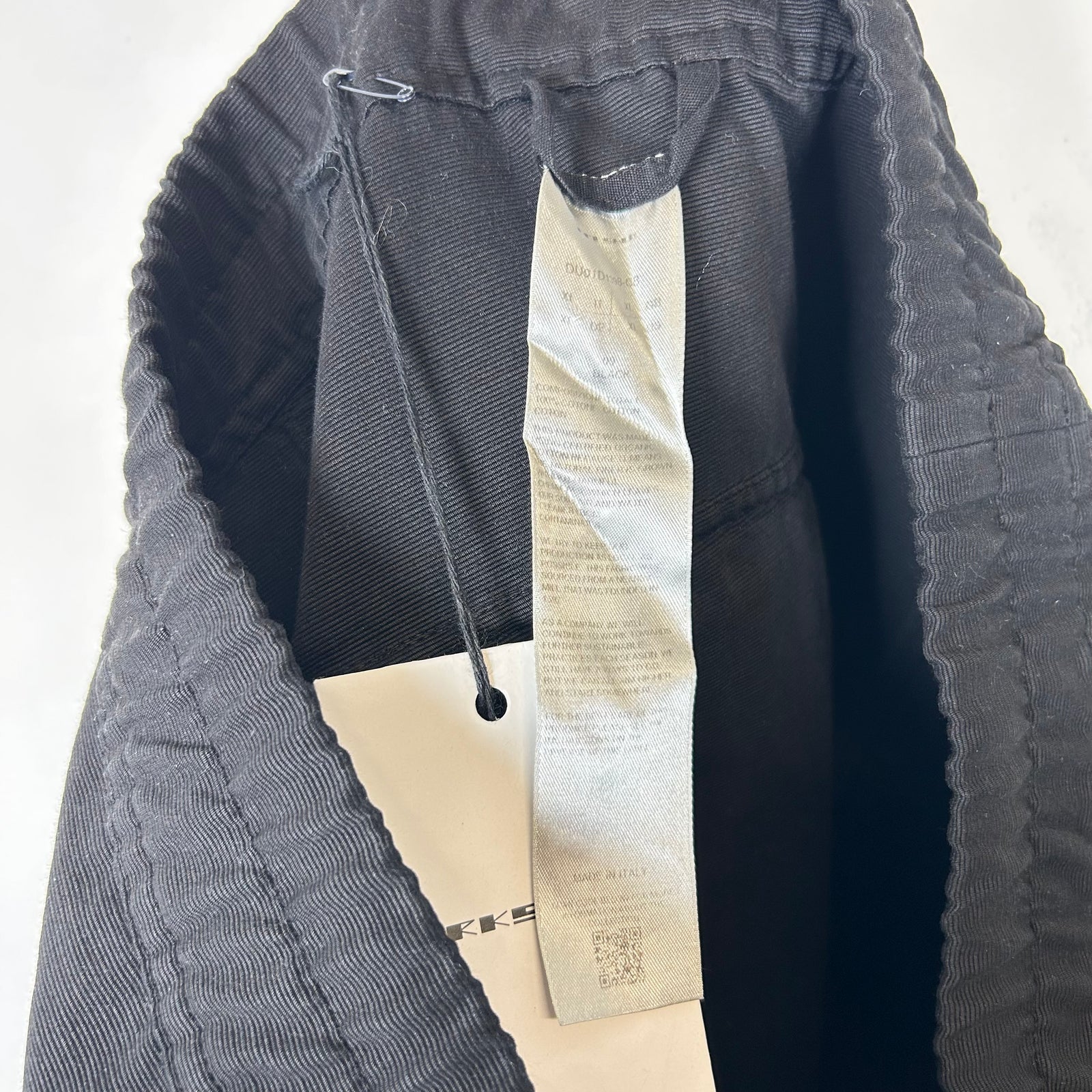 Rick Owens Black Jumbo Bela Cargos Size XL