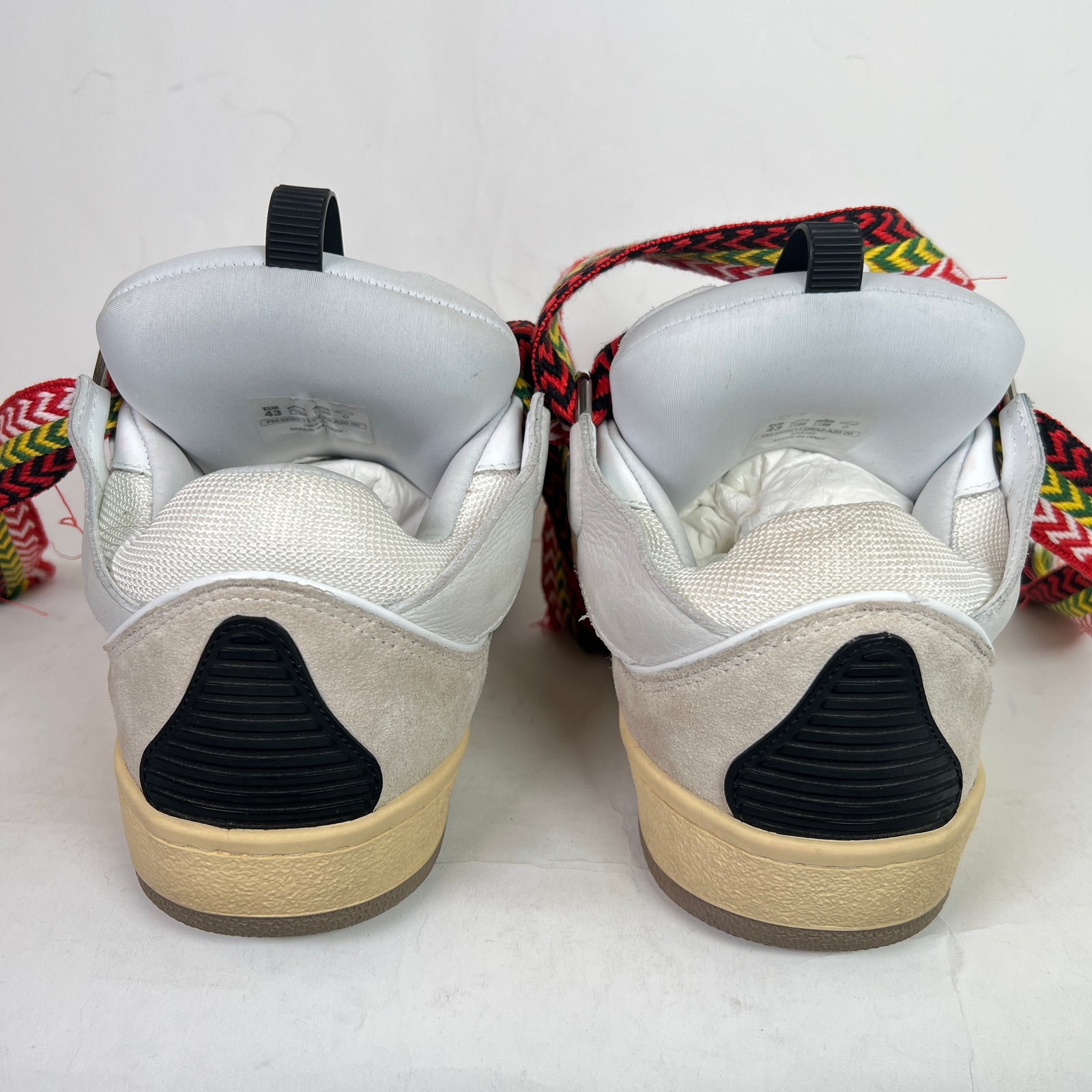 Lanvin White OG Curb Sneaker Size 43