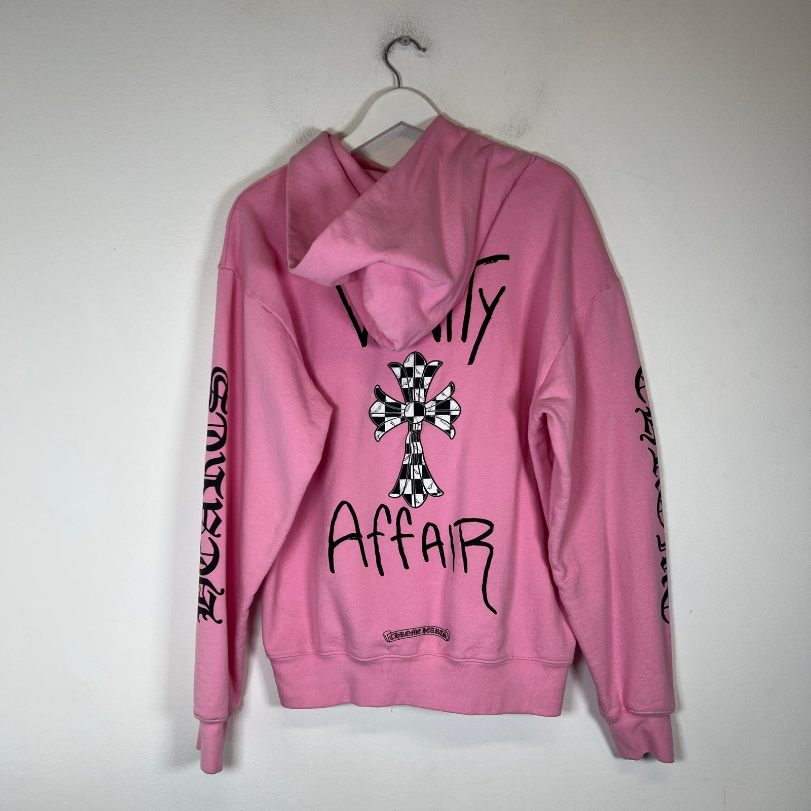 Chrome Hearts Matty Boy Pink Vanity Affair Hoodie Size L