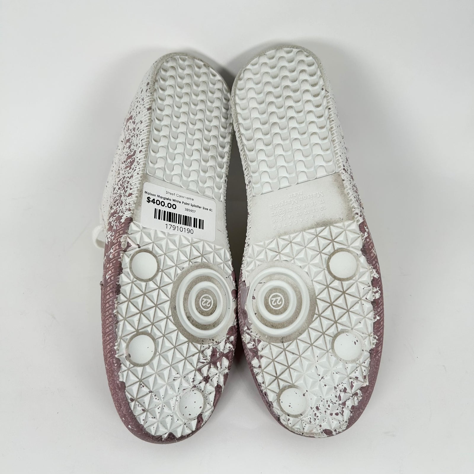 Maison Margiela White Paint Splatter Size 41