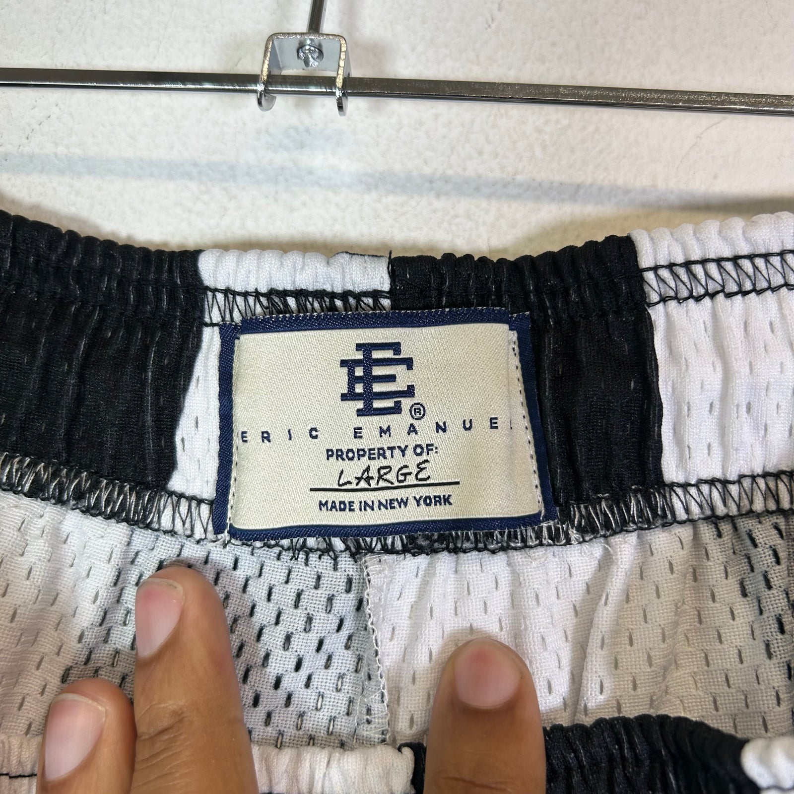 Eric Emanuel x NASCAR Checkered Basic EE Mesh Shorts