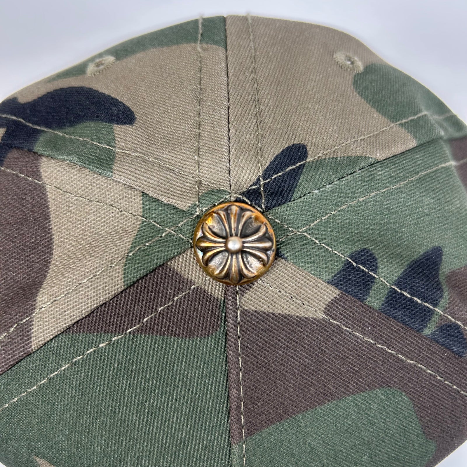 Chrome Hearts Camo/Orange CH Baseball Cap