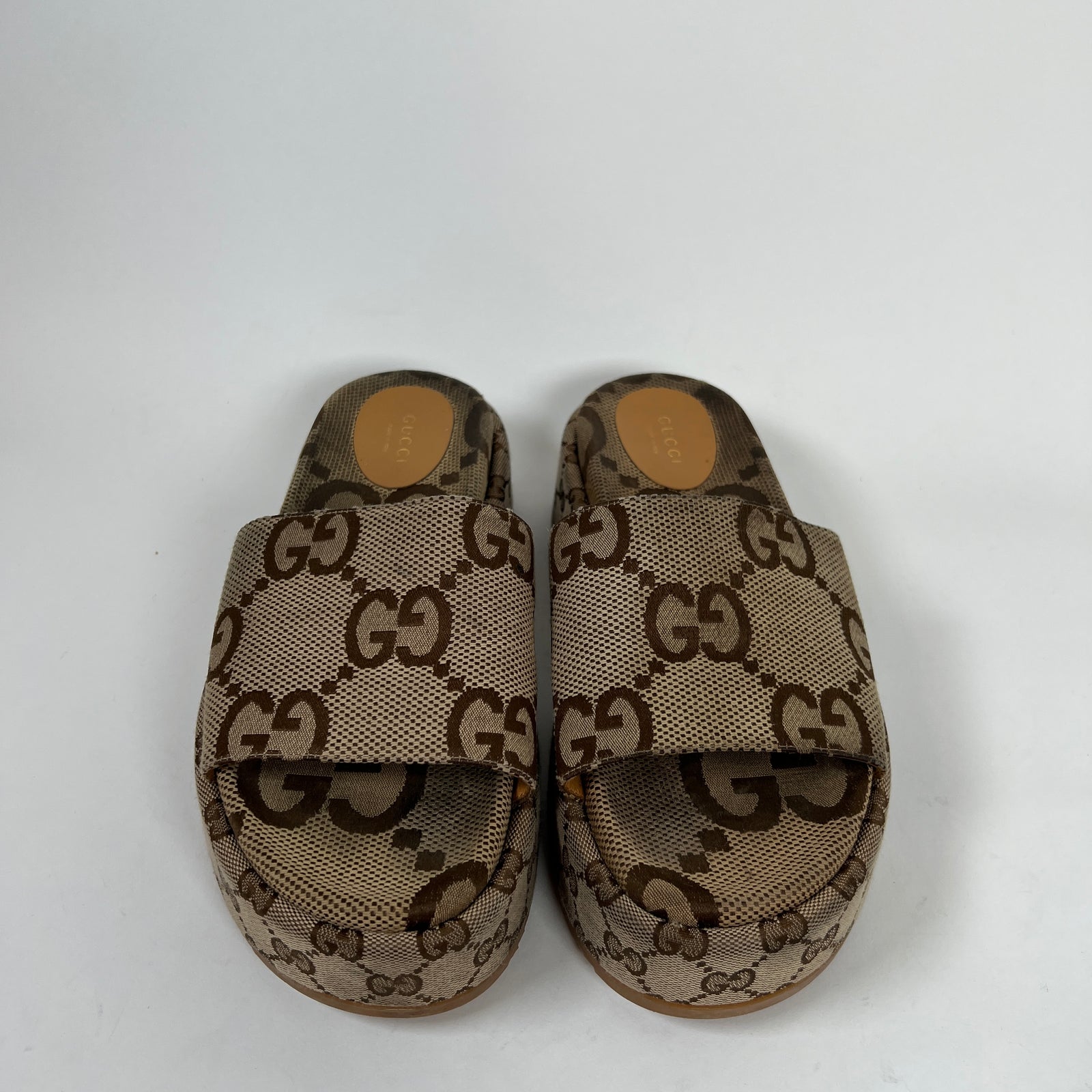 Gucci GG Platform Sandals Size 39.5