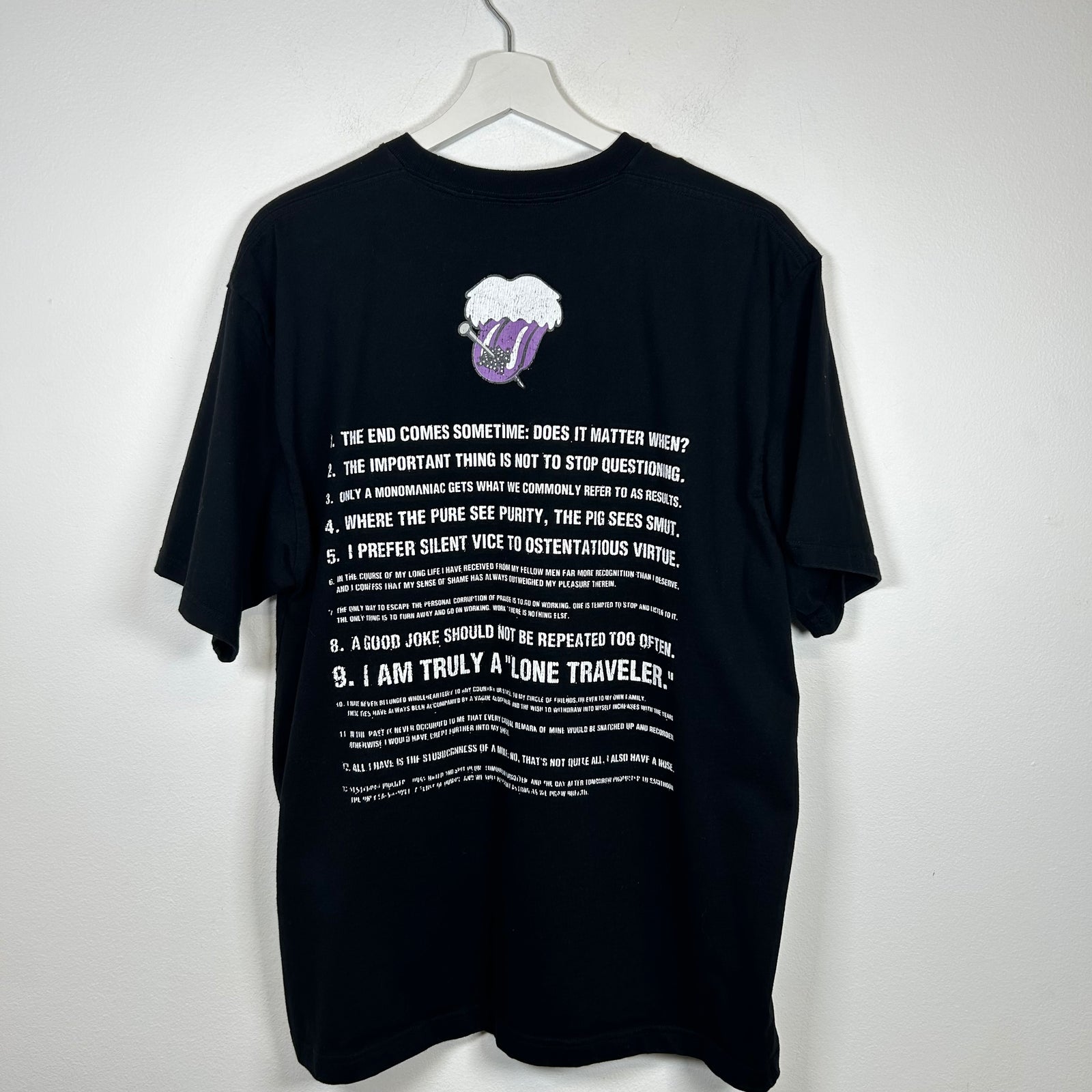 Number (N)ine x God Selection Rolling Stones Tee Size XL