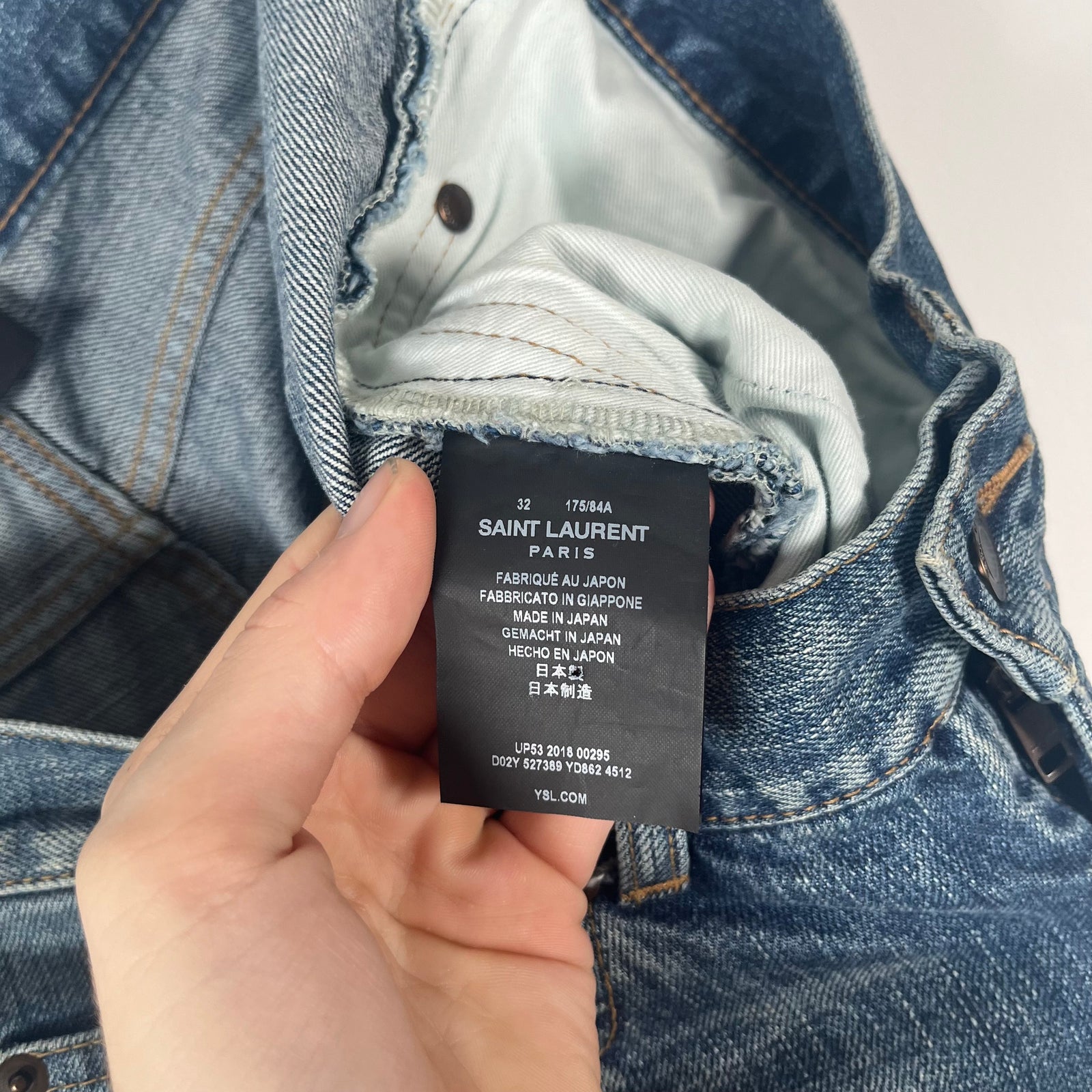 Saint Laurent Lightwash D02 Jeans Size 32