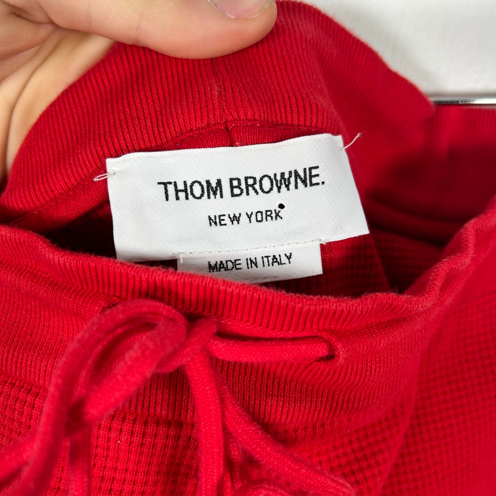 Thom Browne Red Waffle Shorts Size 4