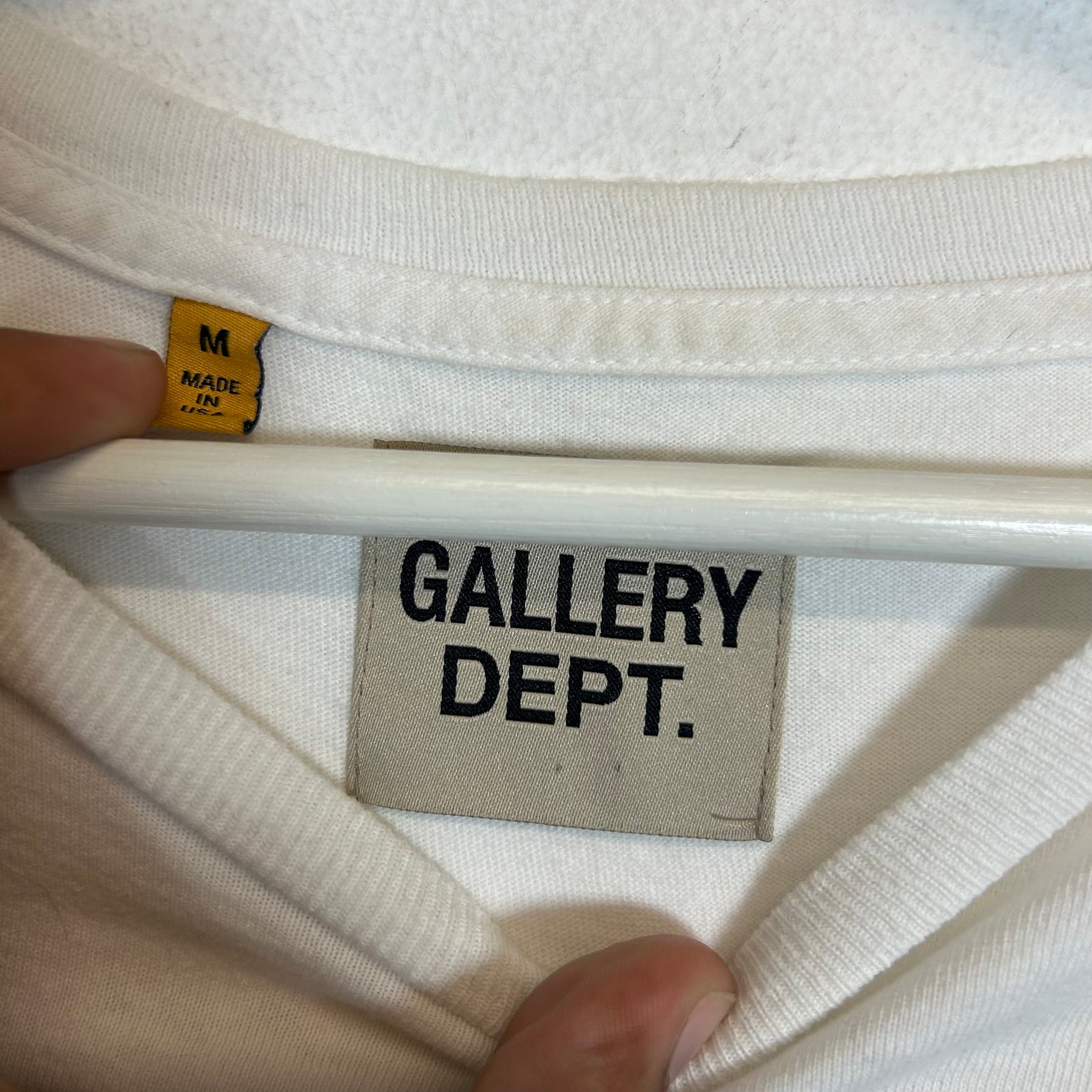 Gallery Dept White G-Ball Logo T-Shirt Size M