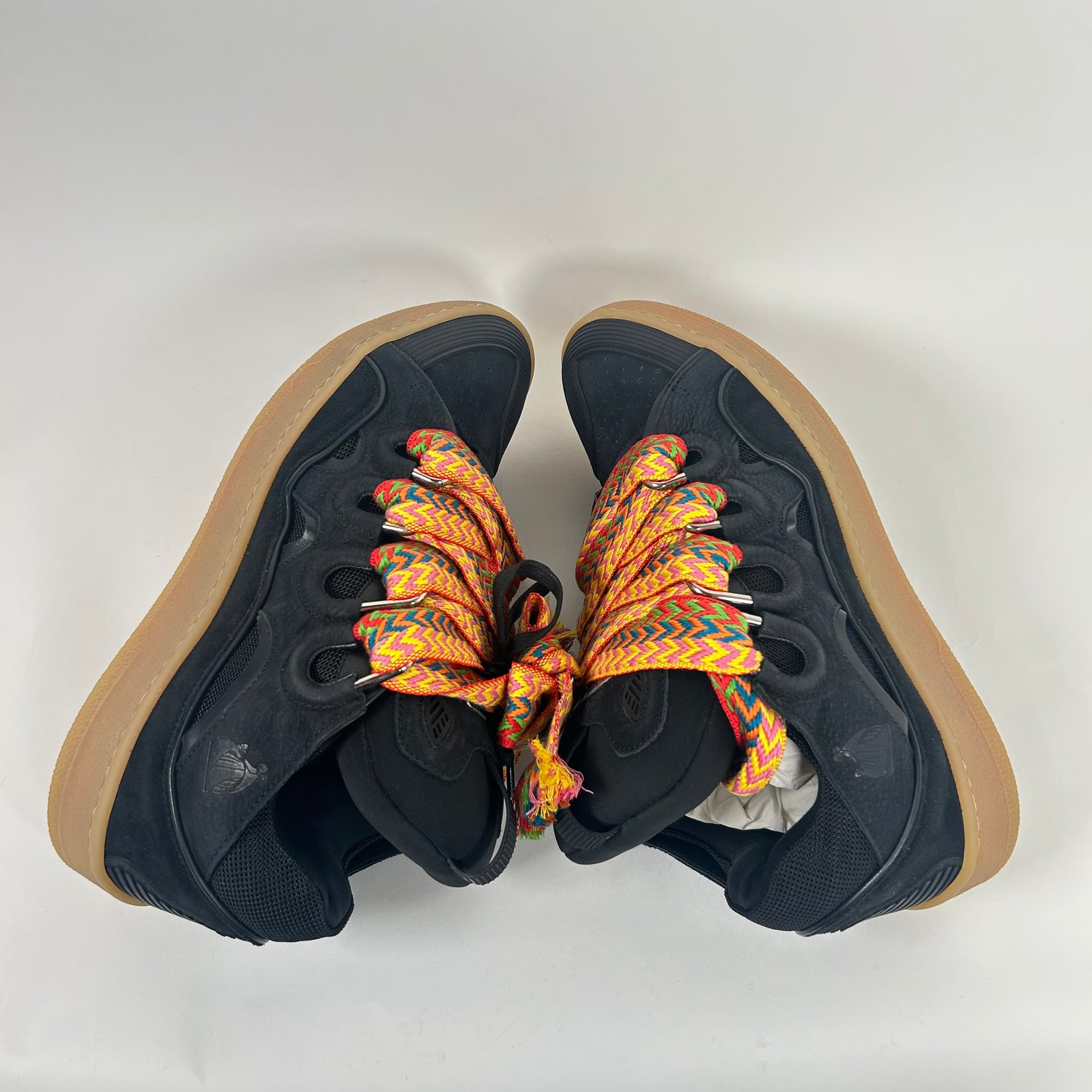 Lanvin Black Curb Sneaker Size 45