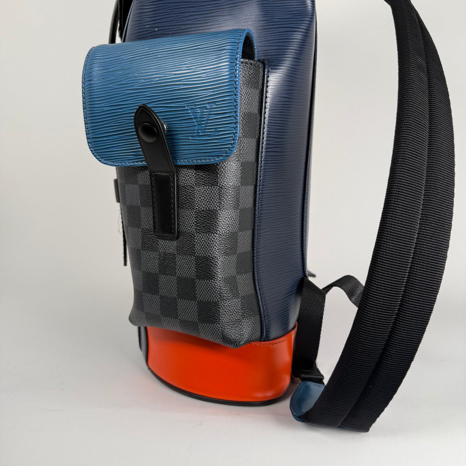 Louis Vuitton Epi Christopher Damier Cobalt Backpack
