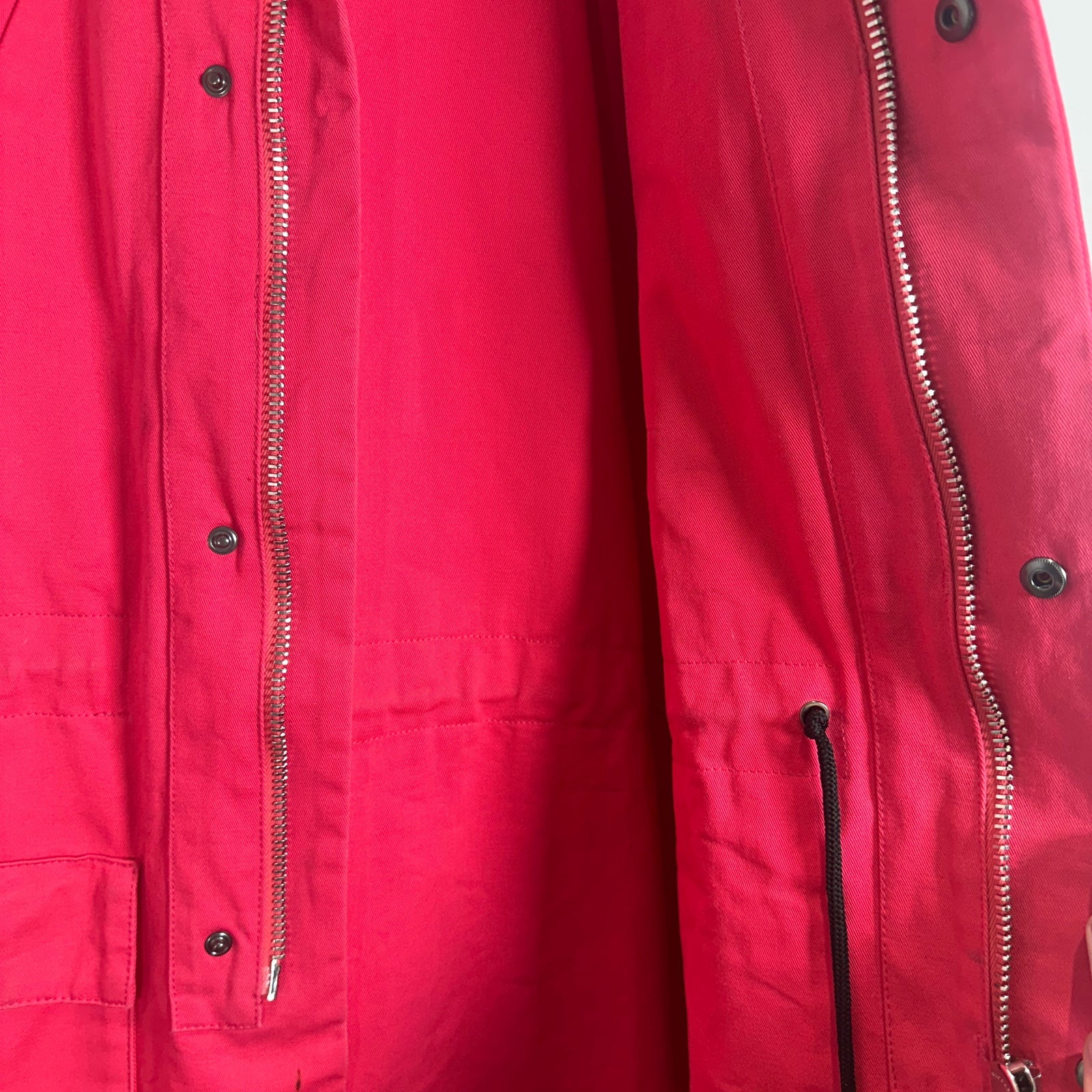 Raf Simons x Sterling Ruby Red Garden Parka Size 46