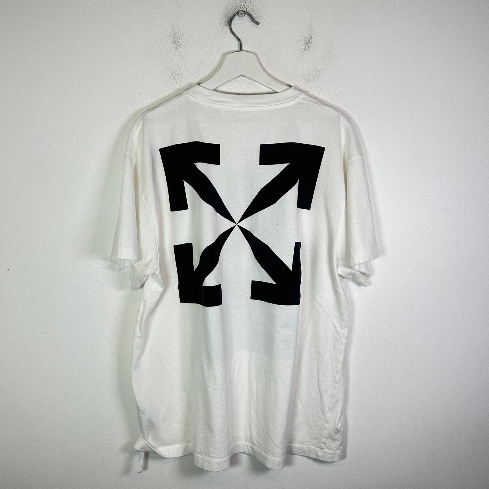Off-White Mona Lisa Tape Logo T-Shirt