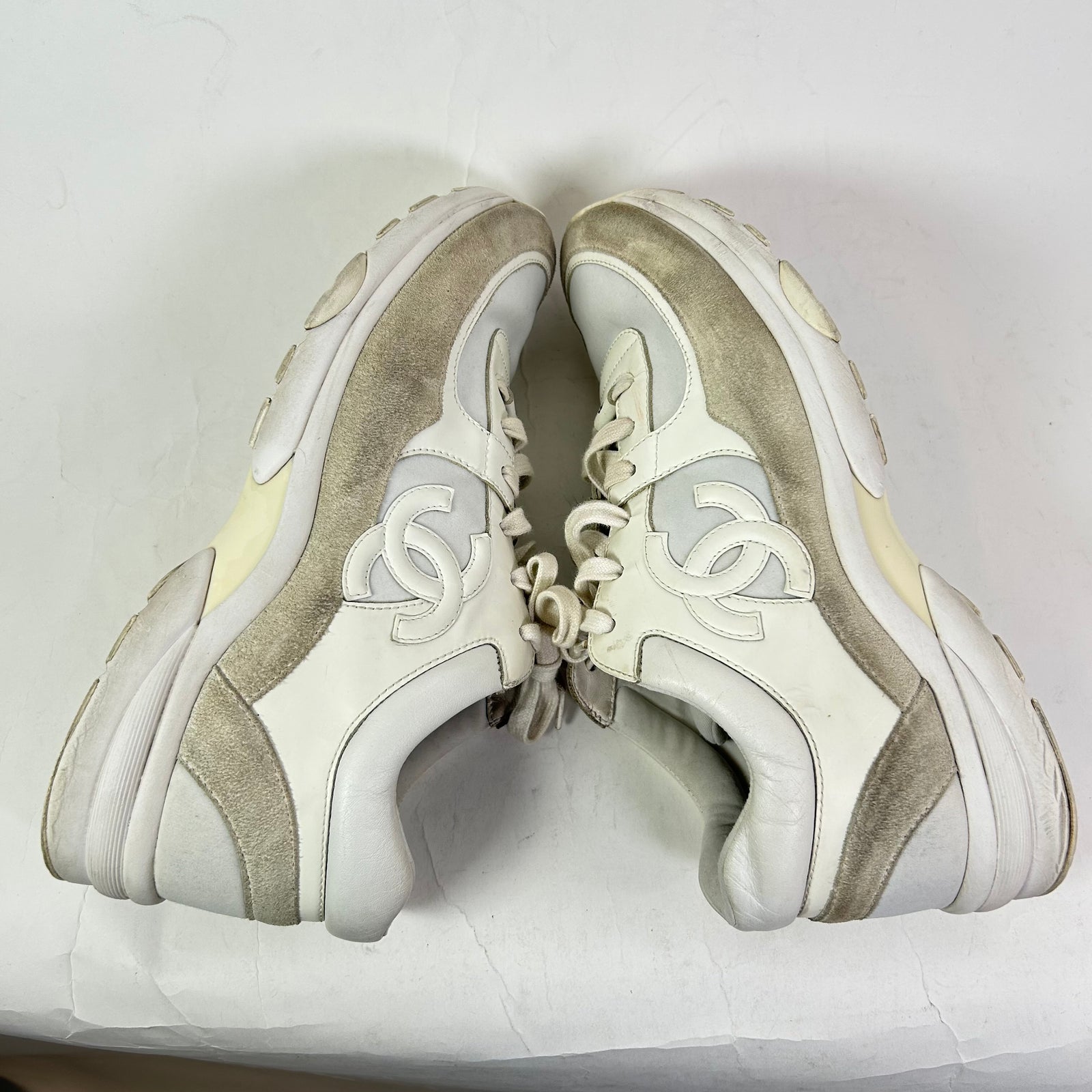 Chanel Suede Interlocking CC Runner