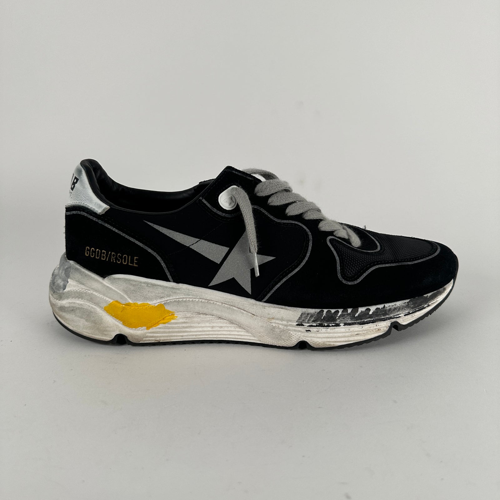 Golden Goose Black Runners Size 7