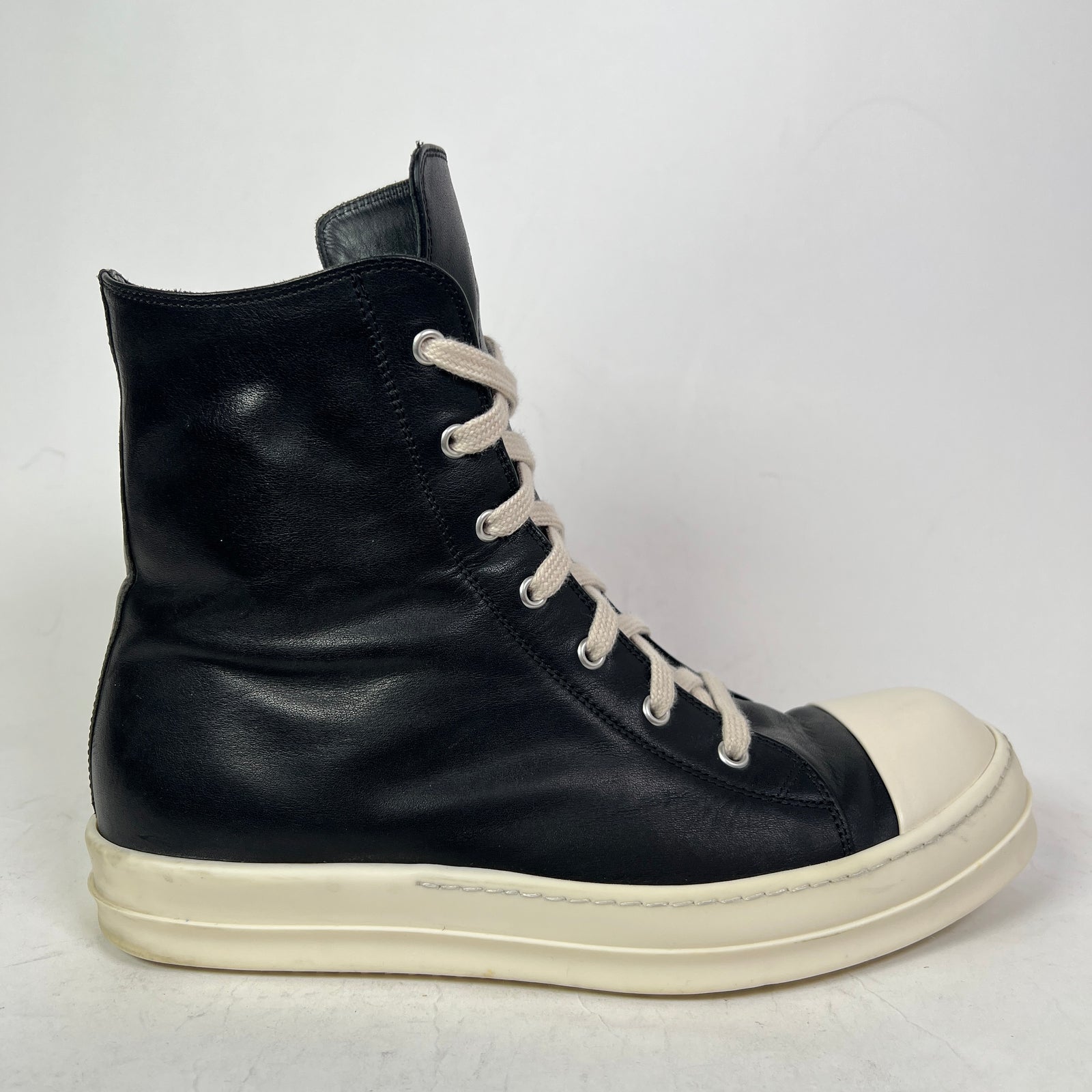 Rick Owens Mainline Leather High-Top Ramones