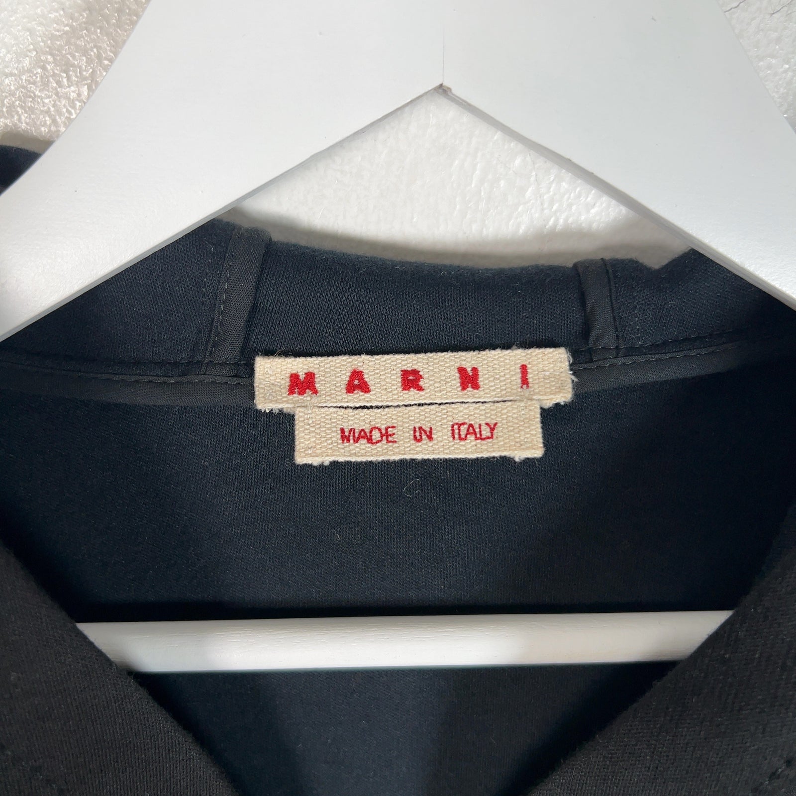 Marni Short Sleeve Technical Oversized Hoodie
