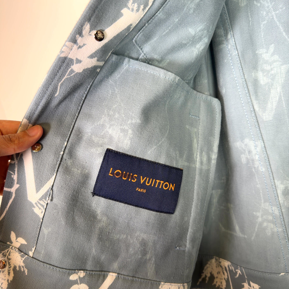 Louis Vuitton DNA Leaf Denim Jacket