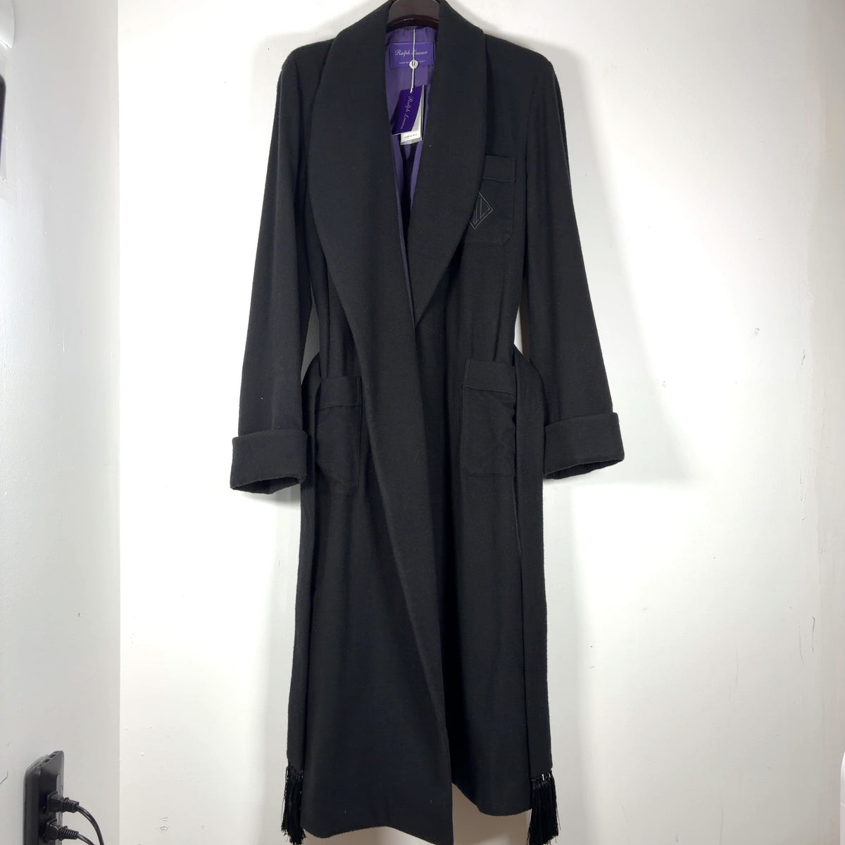 Ralph Lauren Purple Label Cashmere Tassell Light Jacket