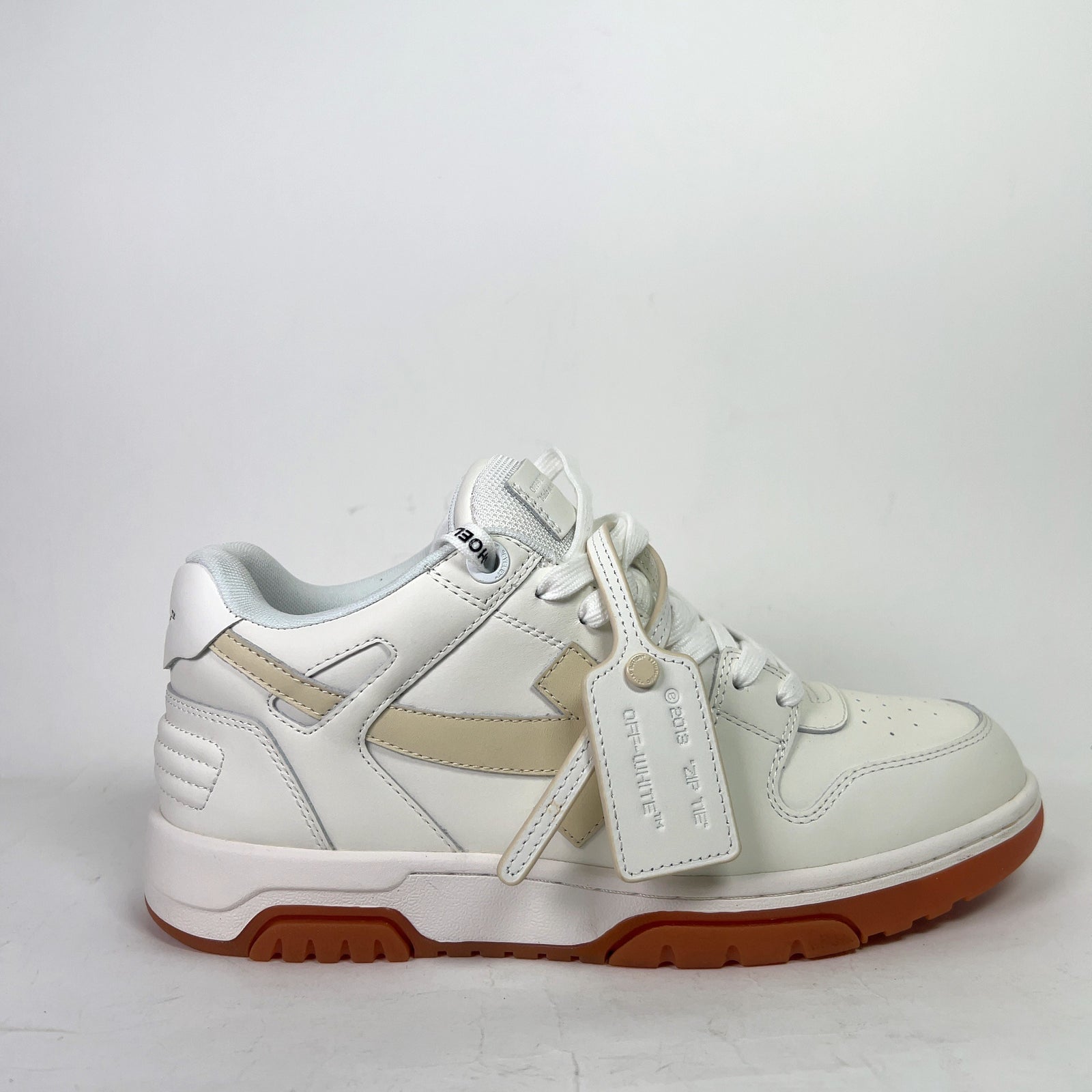 Off-White Beige Out Of Office Sneakers