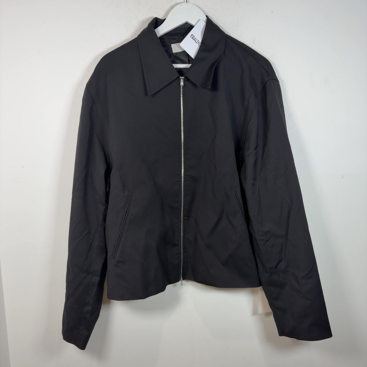 Our Legacy Black Worsted Wool Mini Jacket Light Jacket