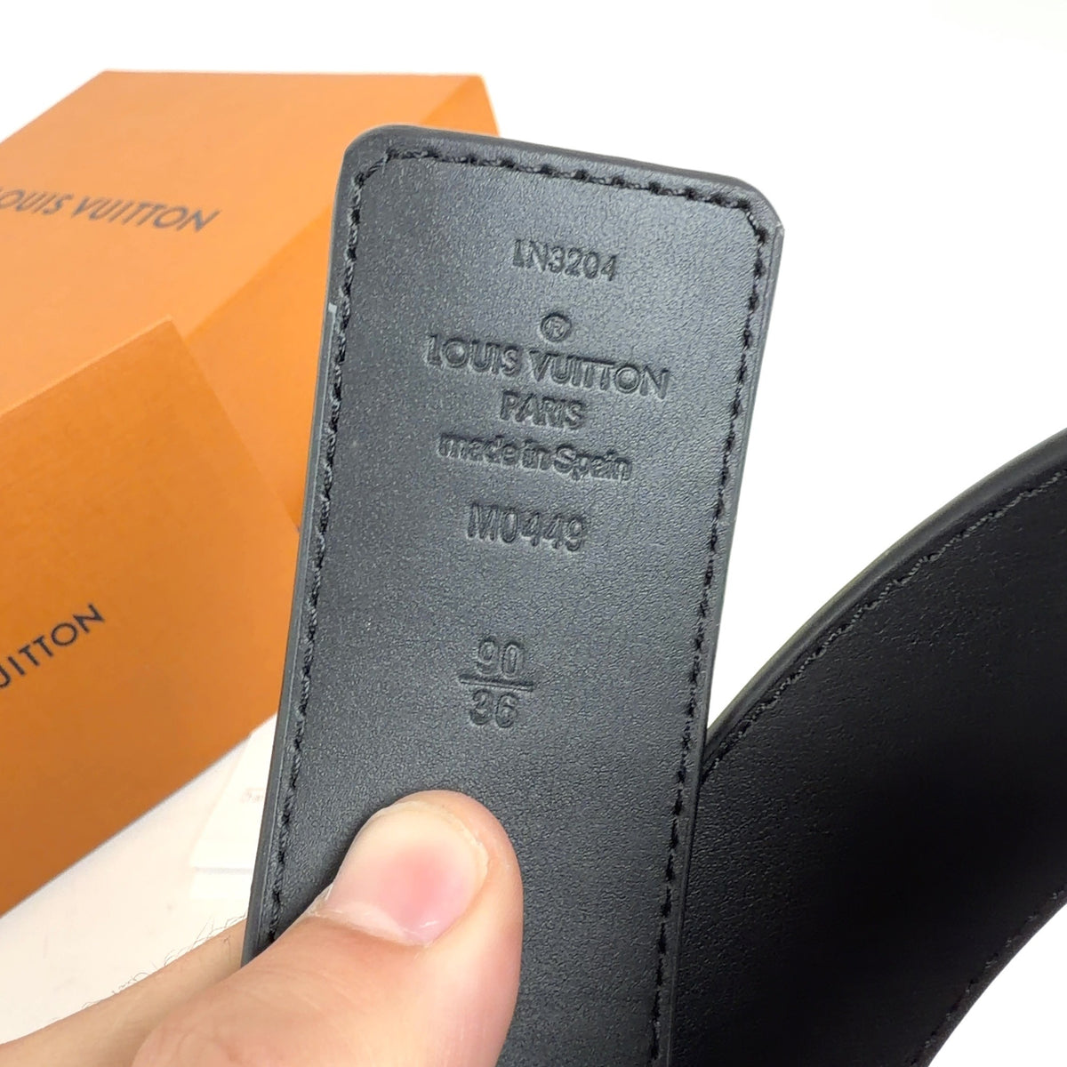 Louis Vuitton LV Eclipse Monogram Belt