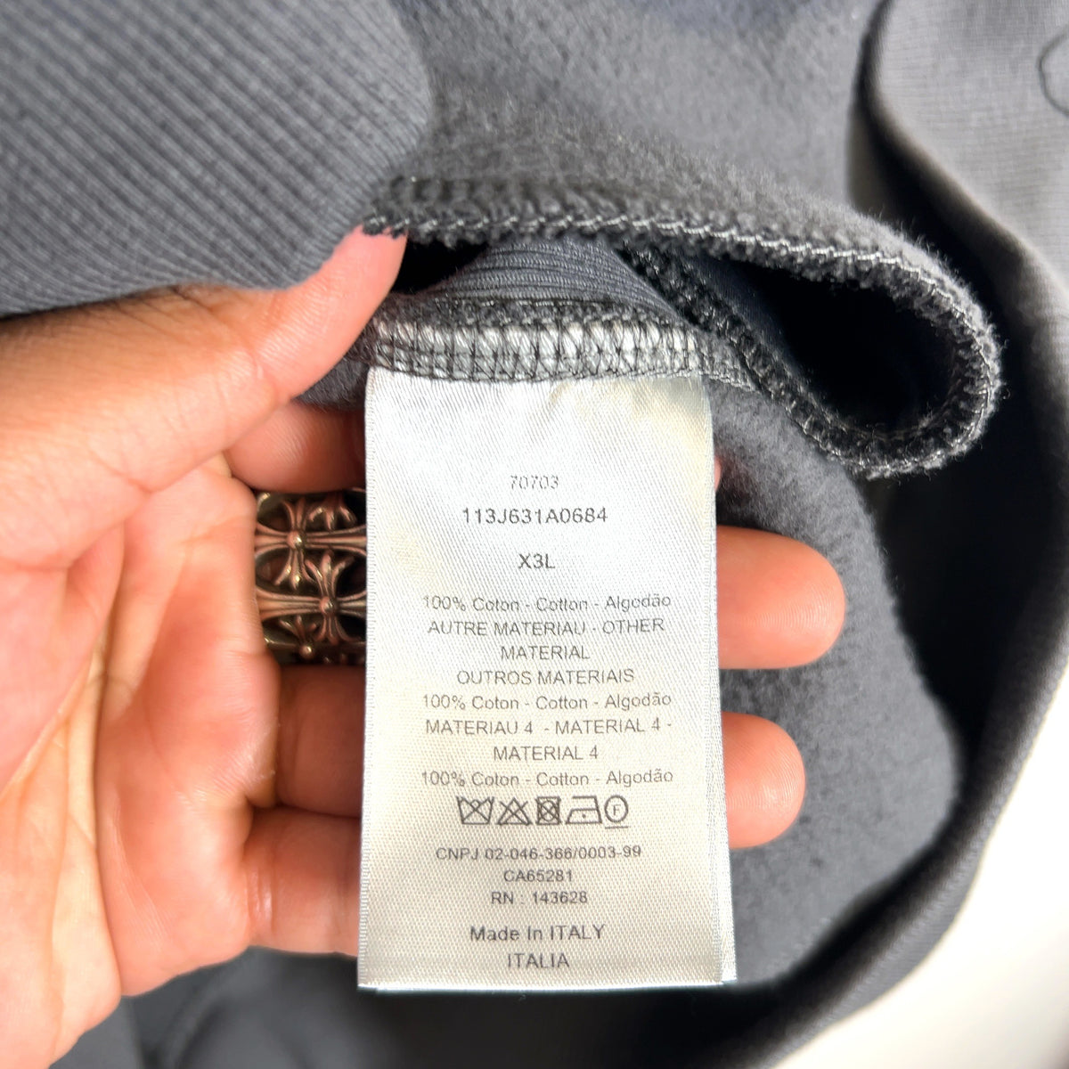 Dior Terry Cloth Jacquard Hoodie