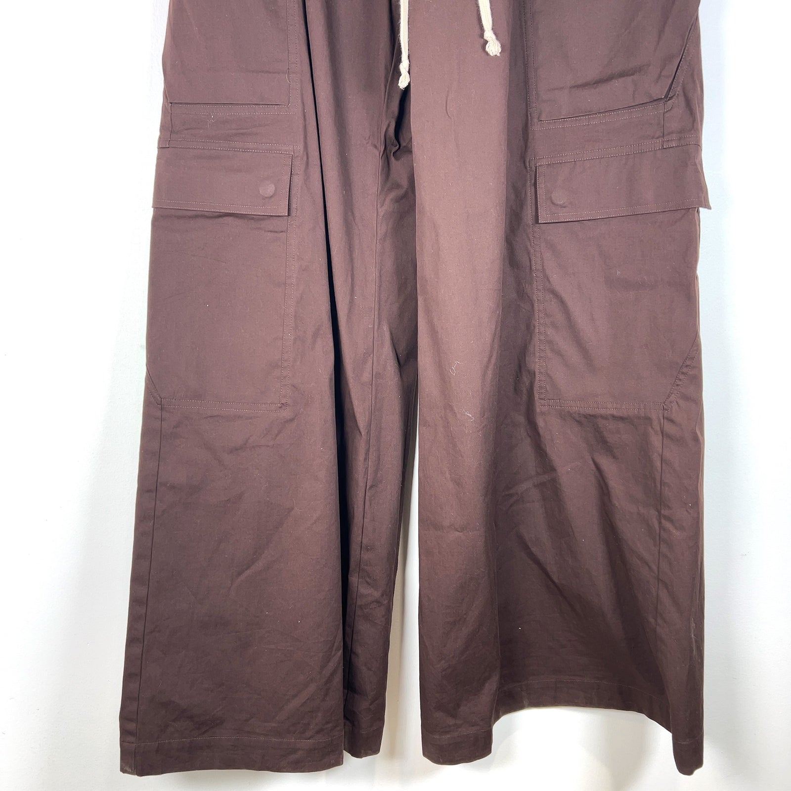 Rick Owens SS26 Hollywood 'Mahogany' Double Bela Cargo Pants