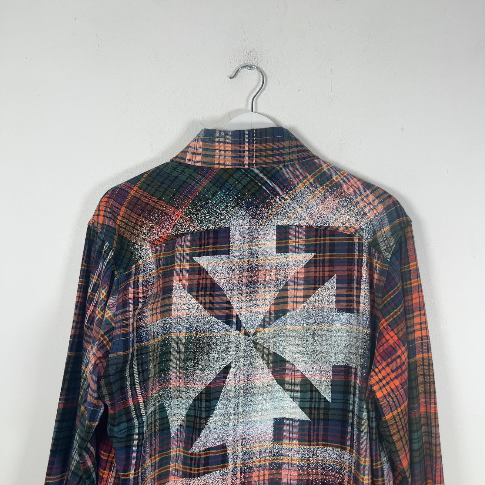 Off-White Spray Arrows Flannel Shirt