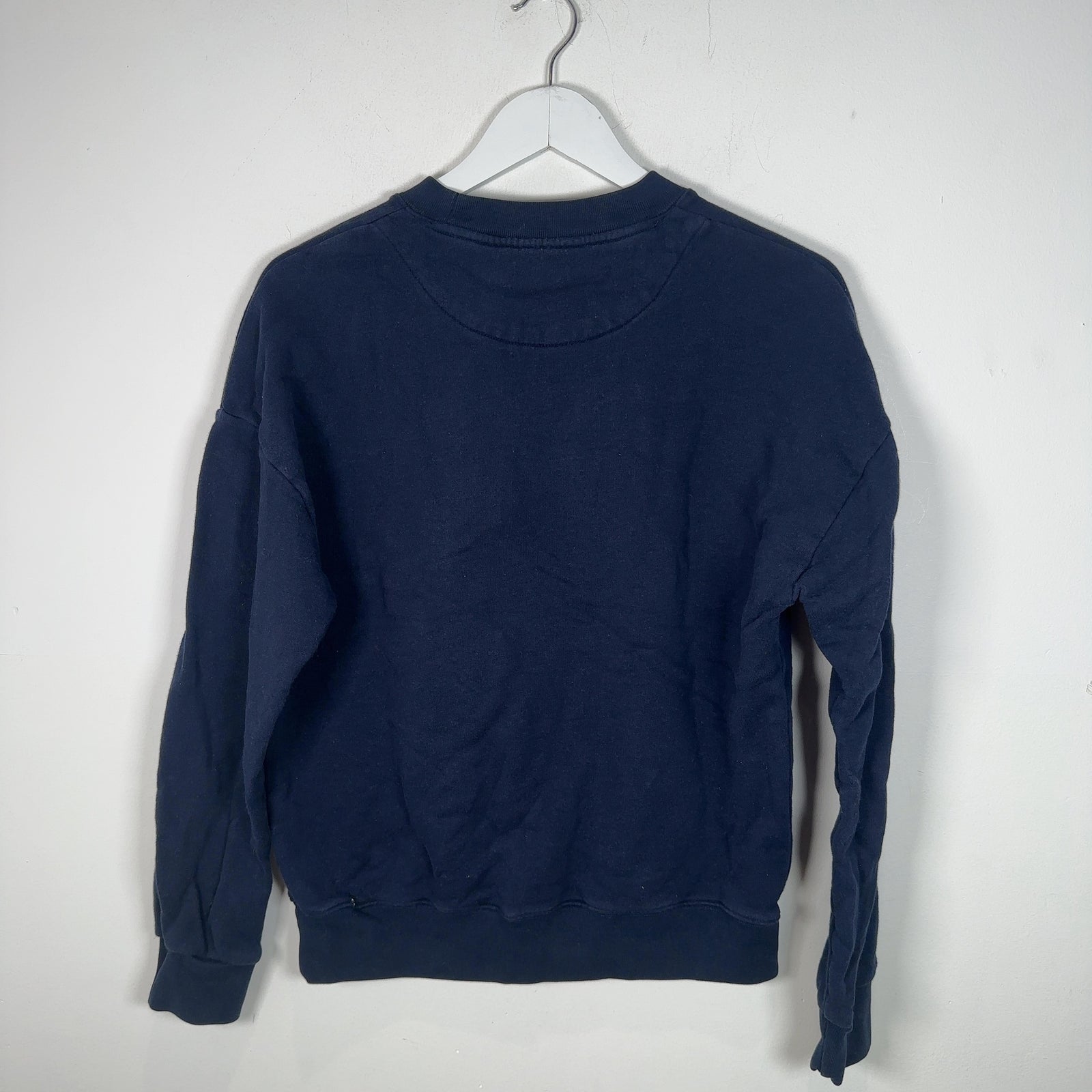 Burberry Crest Embroidered Navy Crewneck