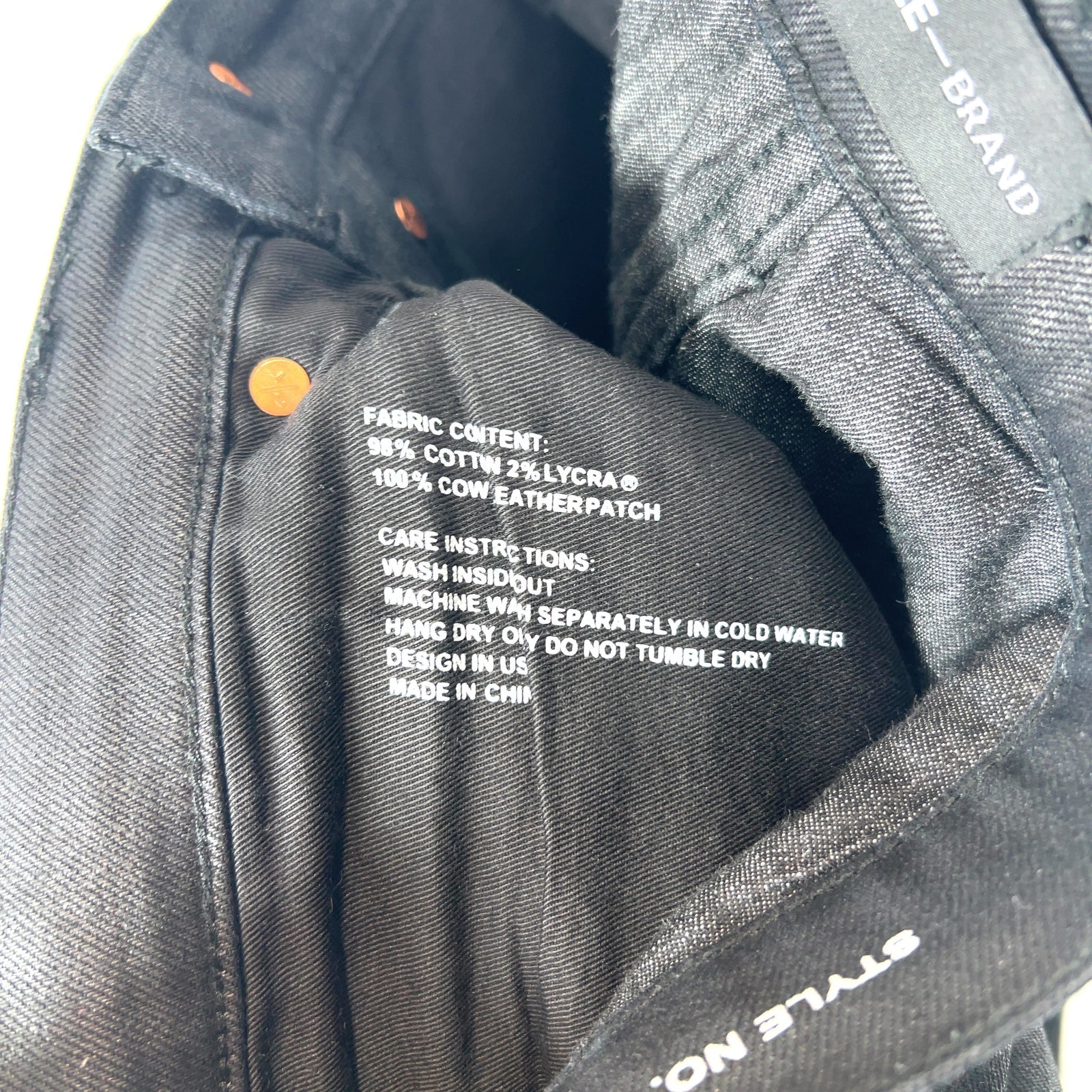 Purple Brand Waxed Carpenter Jeans
