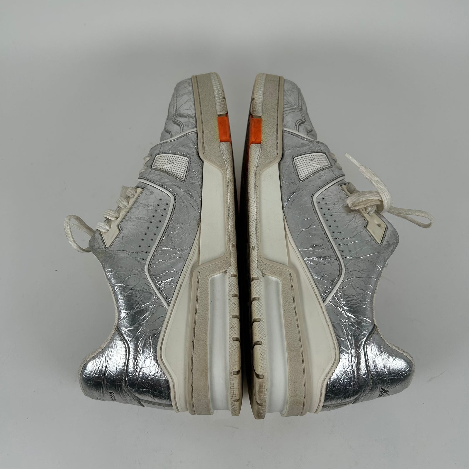 Louis Vuitton Metallic Foil Trainer Size LV9