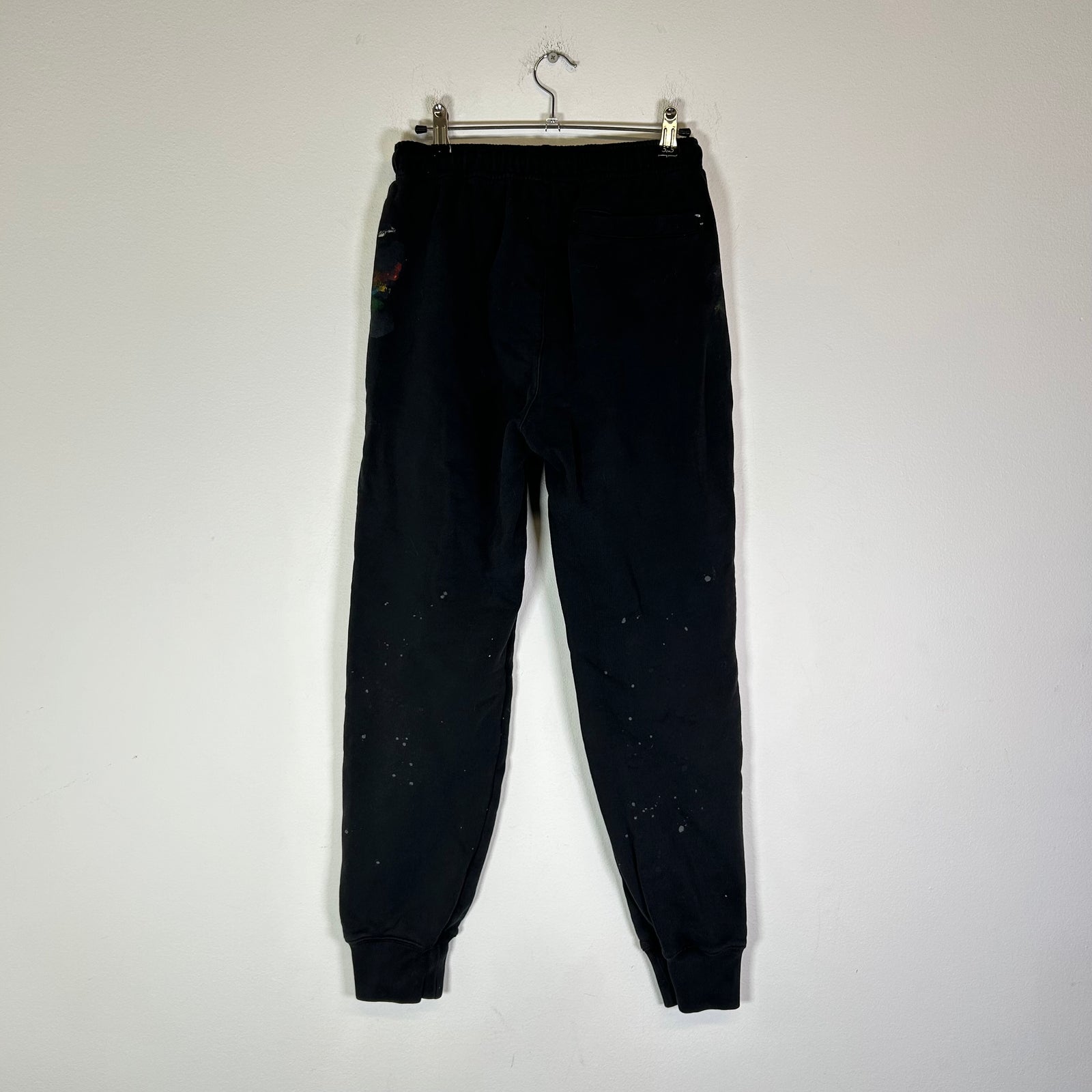 Gallery Dept x Lanvin Black Paint Splatter Sweatpants Size XS