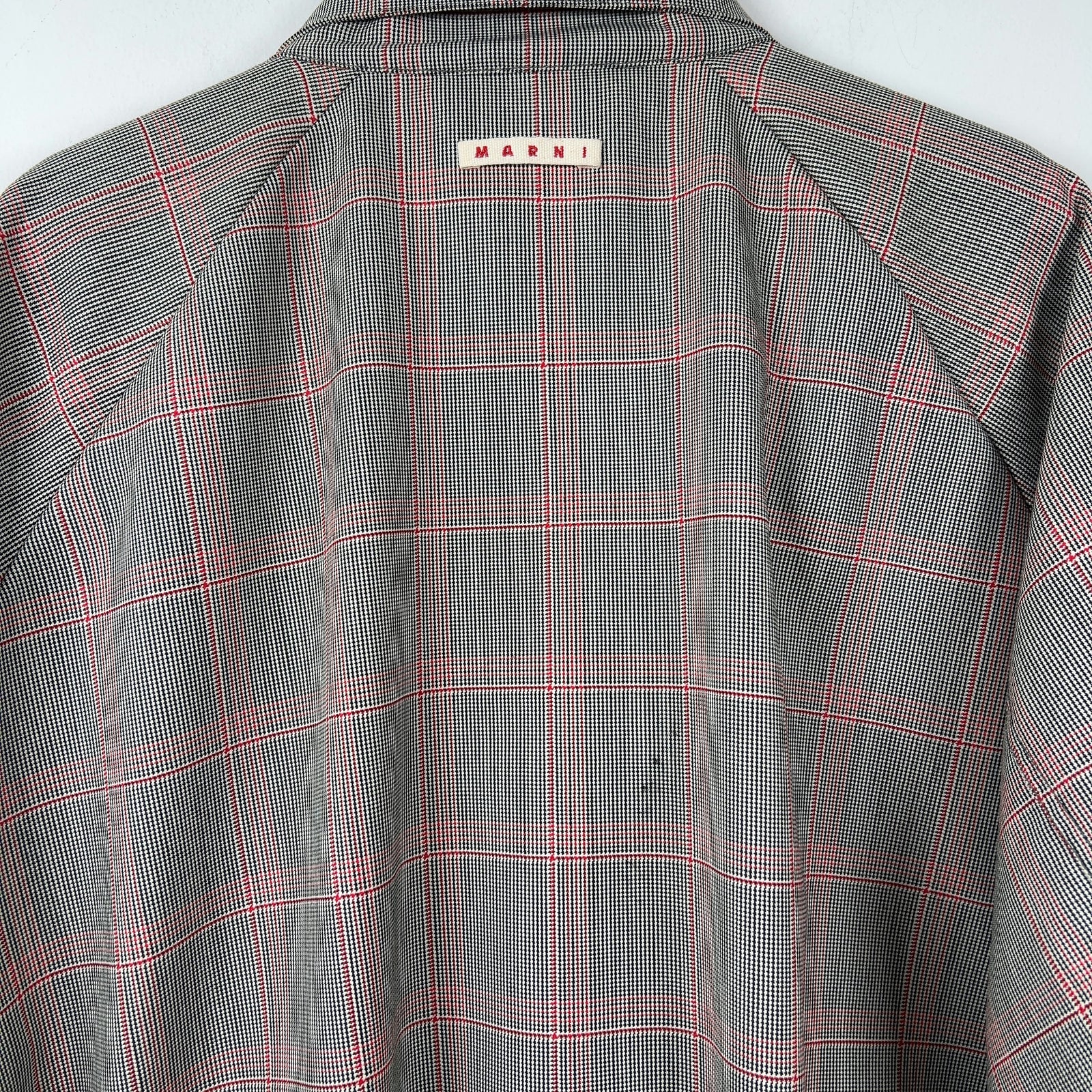 Marni Check Zip Up Jacket