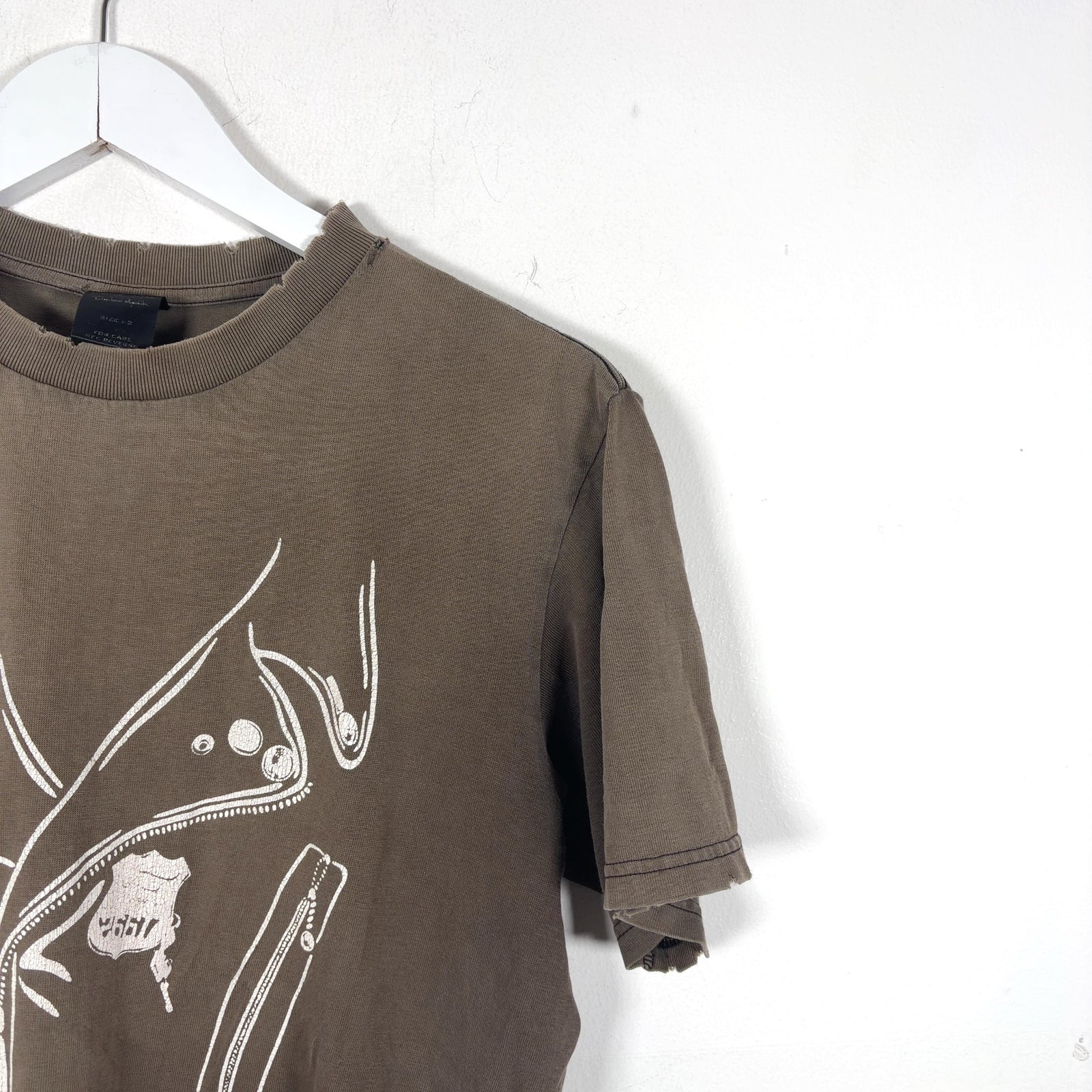 Number (N)ine SS04 'Dream Baby Dream' Riders Jacket Print T-Shirt