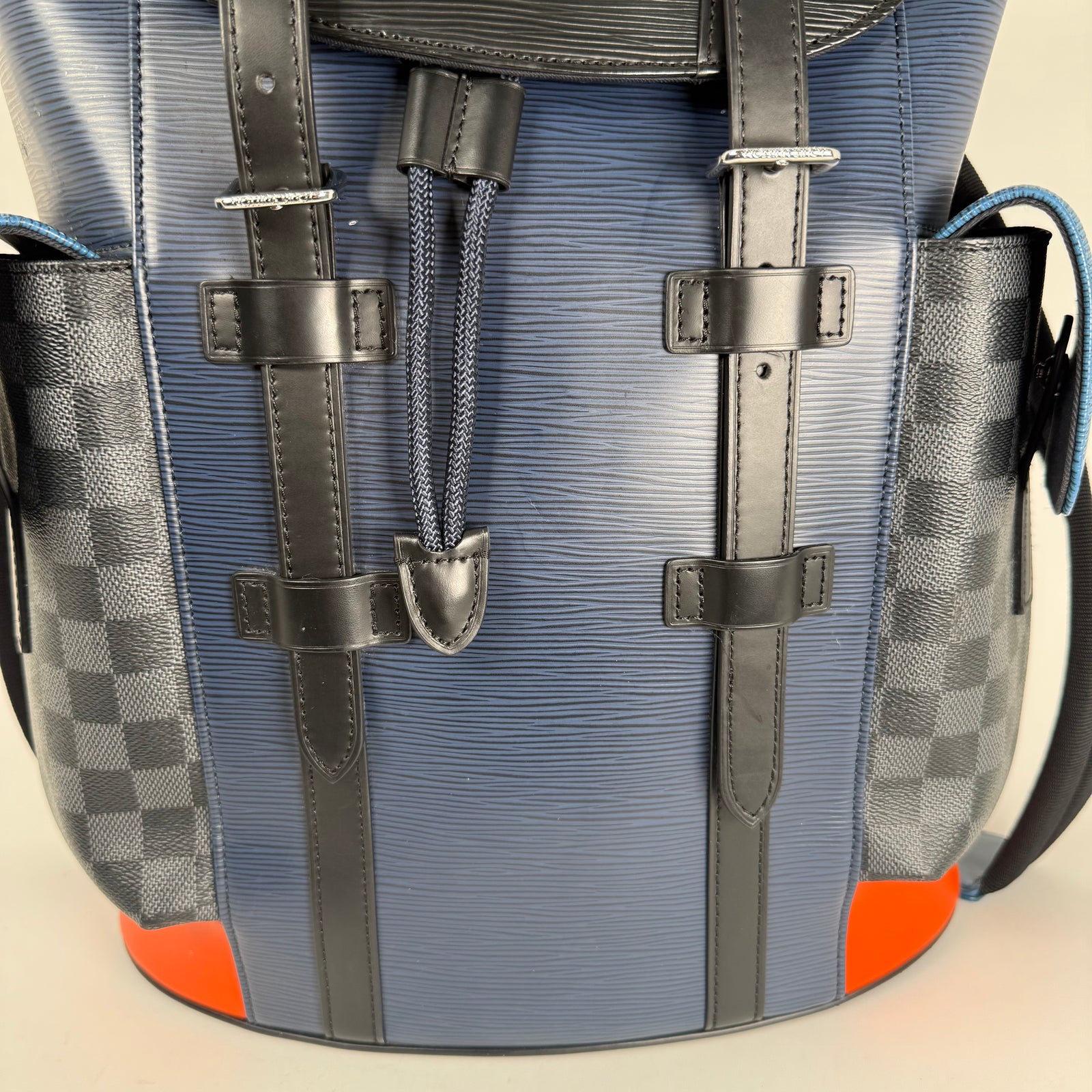 Louis Vuitton Epi Christopher Damier Cobalt Backpack
