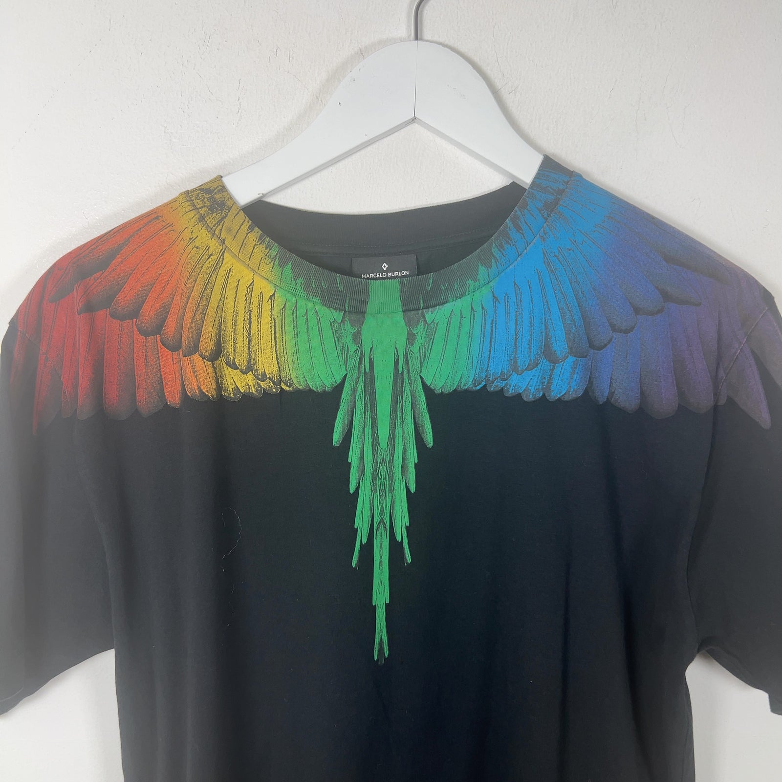 Marcelo Burlon Rainow Wings Graphic T-Shirt