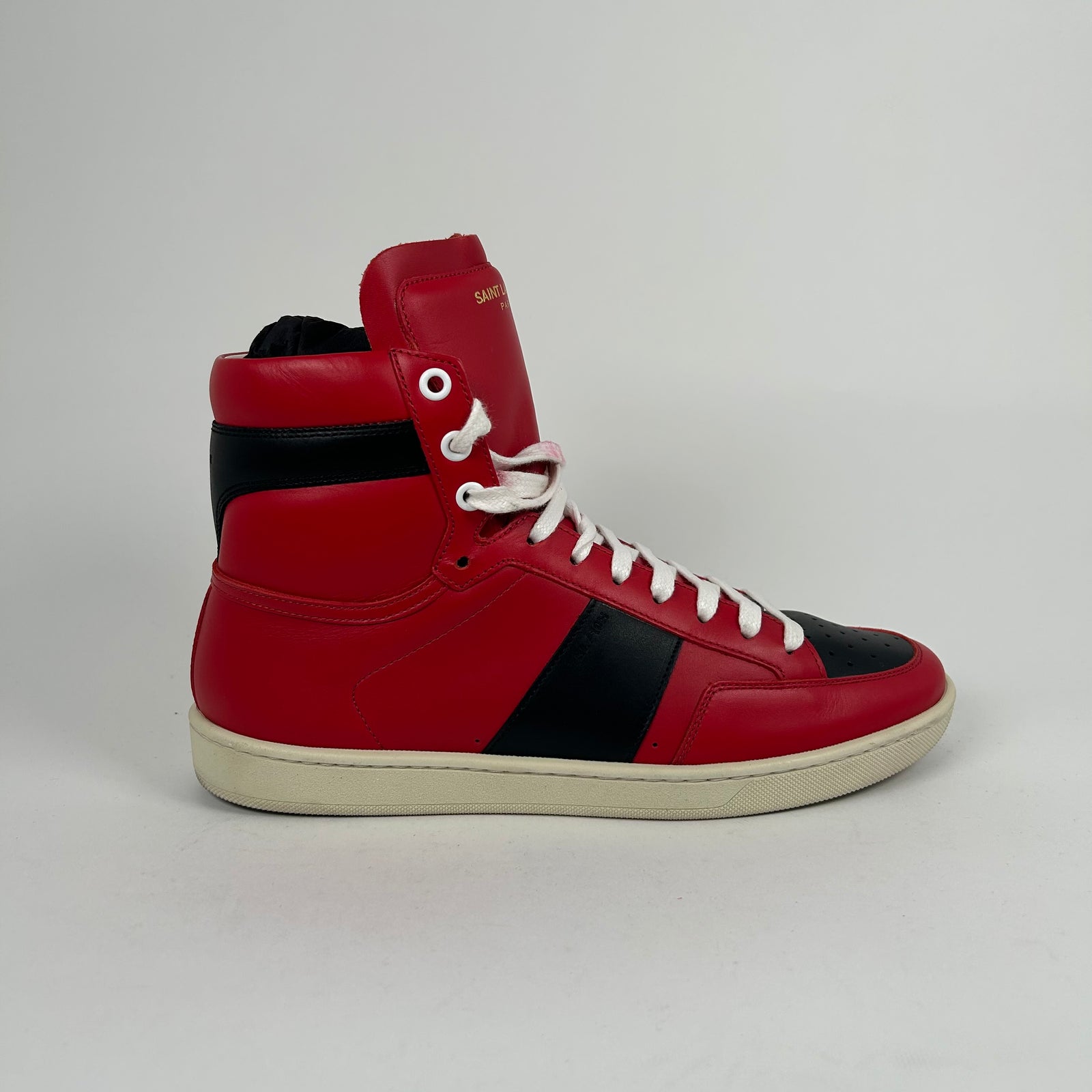 Saint Laurent SL/10H Court Inverse Bred High Tops Size 41