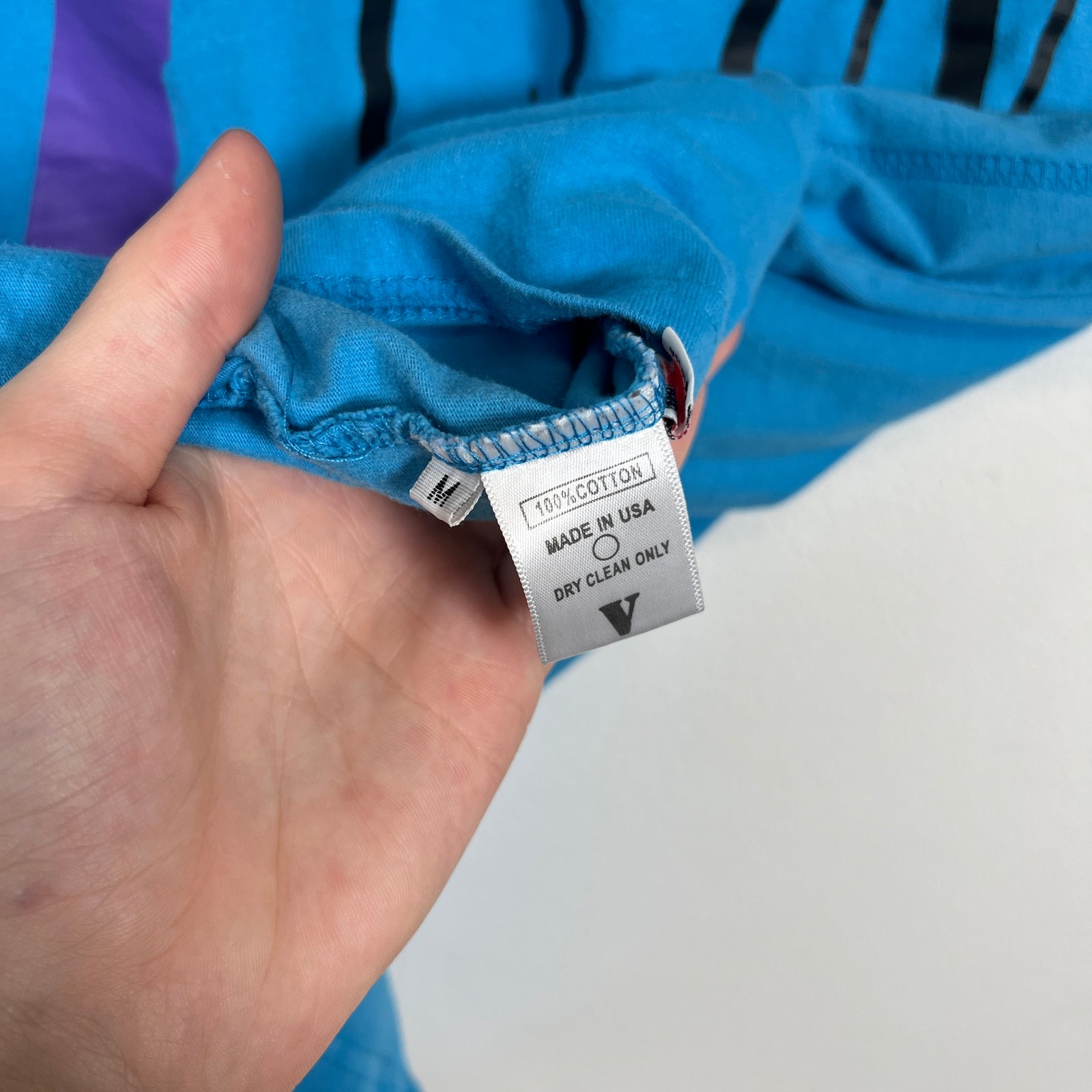Vlone Blue T-Shirt Size M