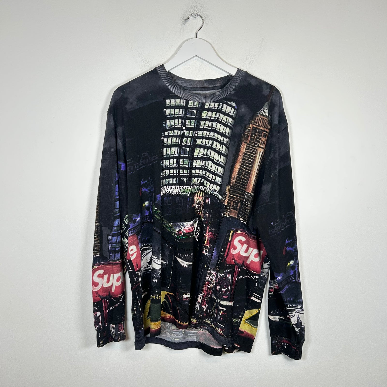 Supreme Skyline Sequin Longsleeve Size M