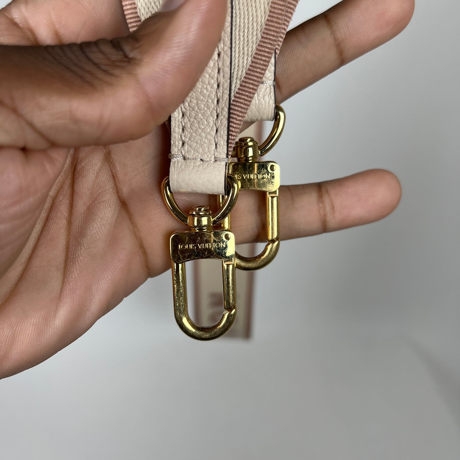 Louis Vuitton Cream Monogram Empreinte Diane NM Handbag