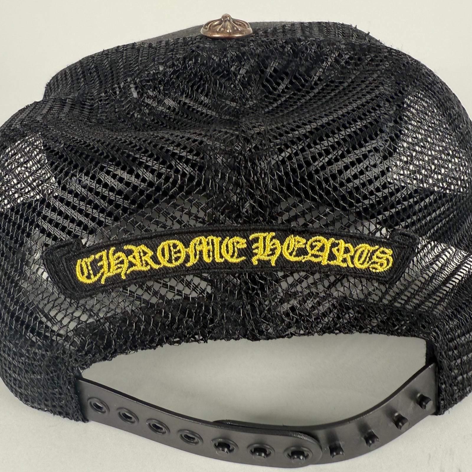Chrome Hearts Gold CH Corduroy Hat