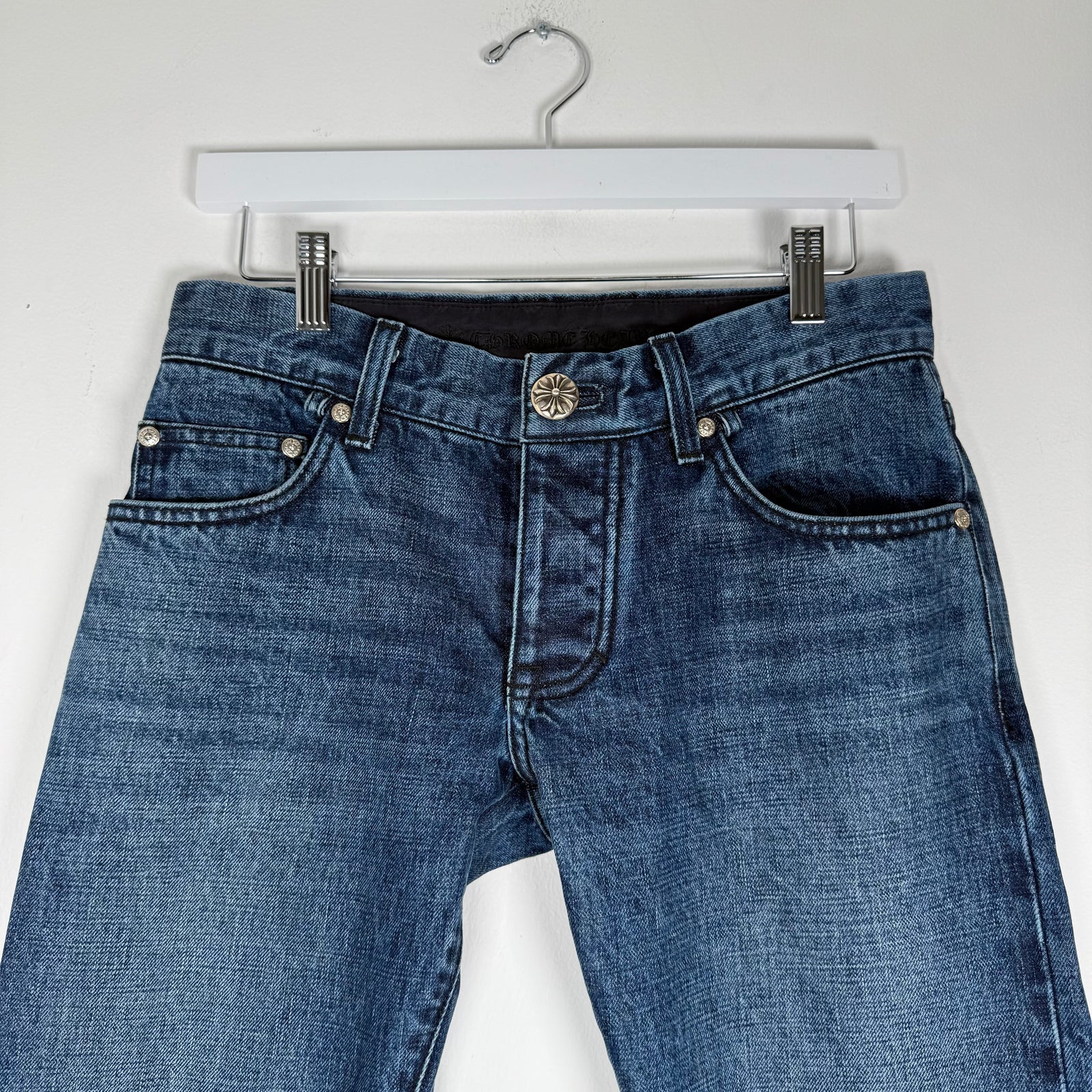 Chrome Hearts 'Richard Stark' Blue Bootcut Denim Size 29