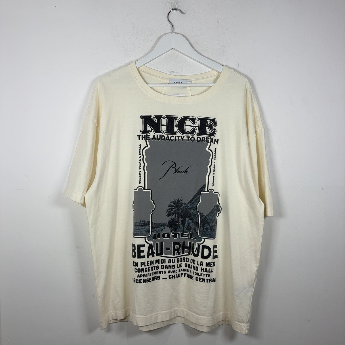 Rhude 'Nice' Hotel Graphic T-Shirt