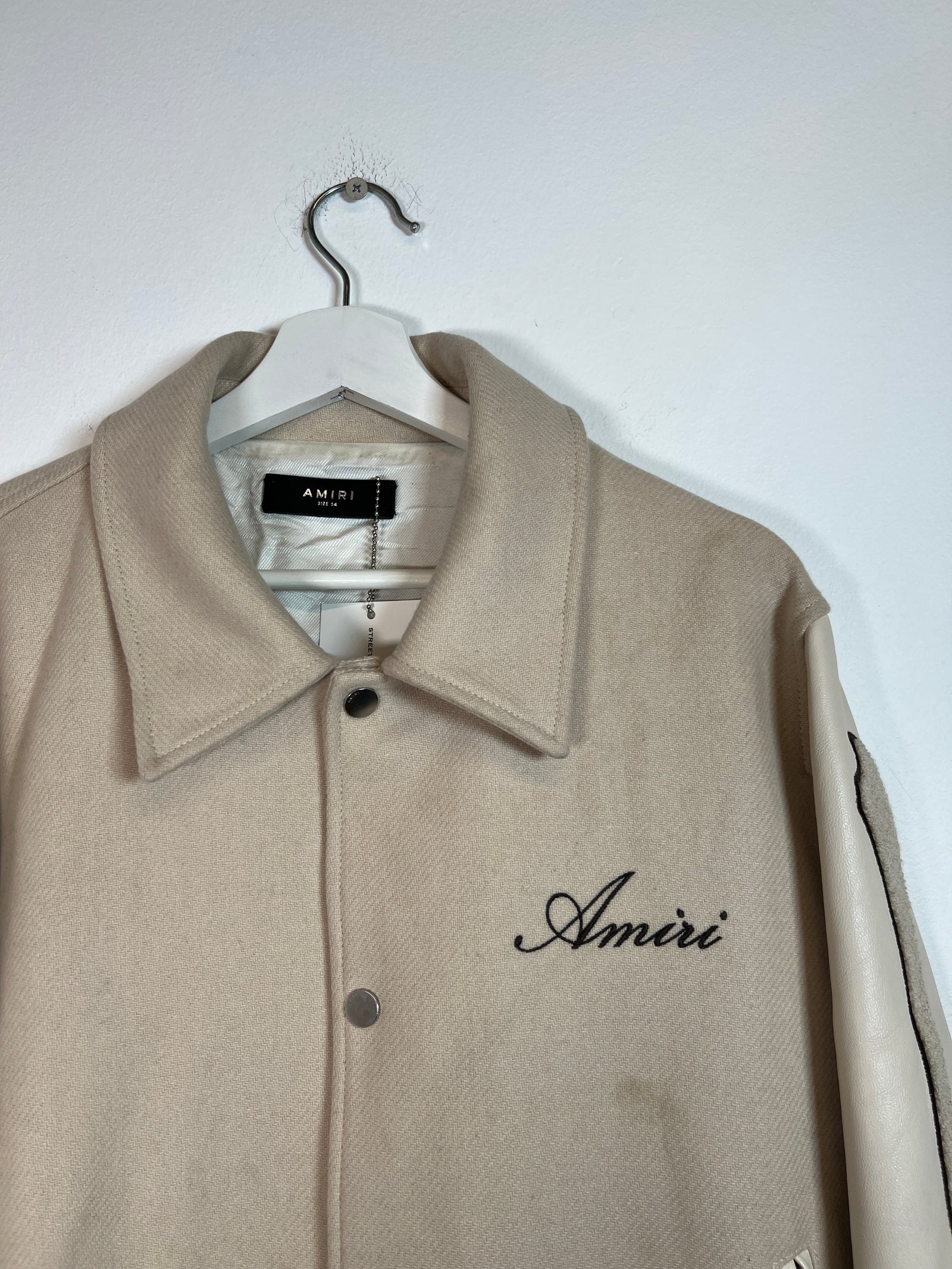Amiri Bone Varsity Jacket Size L