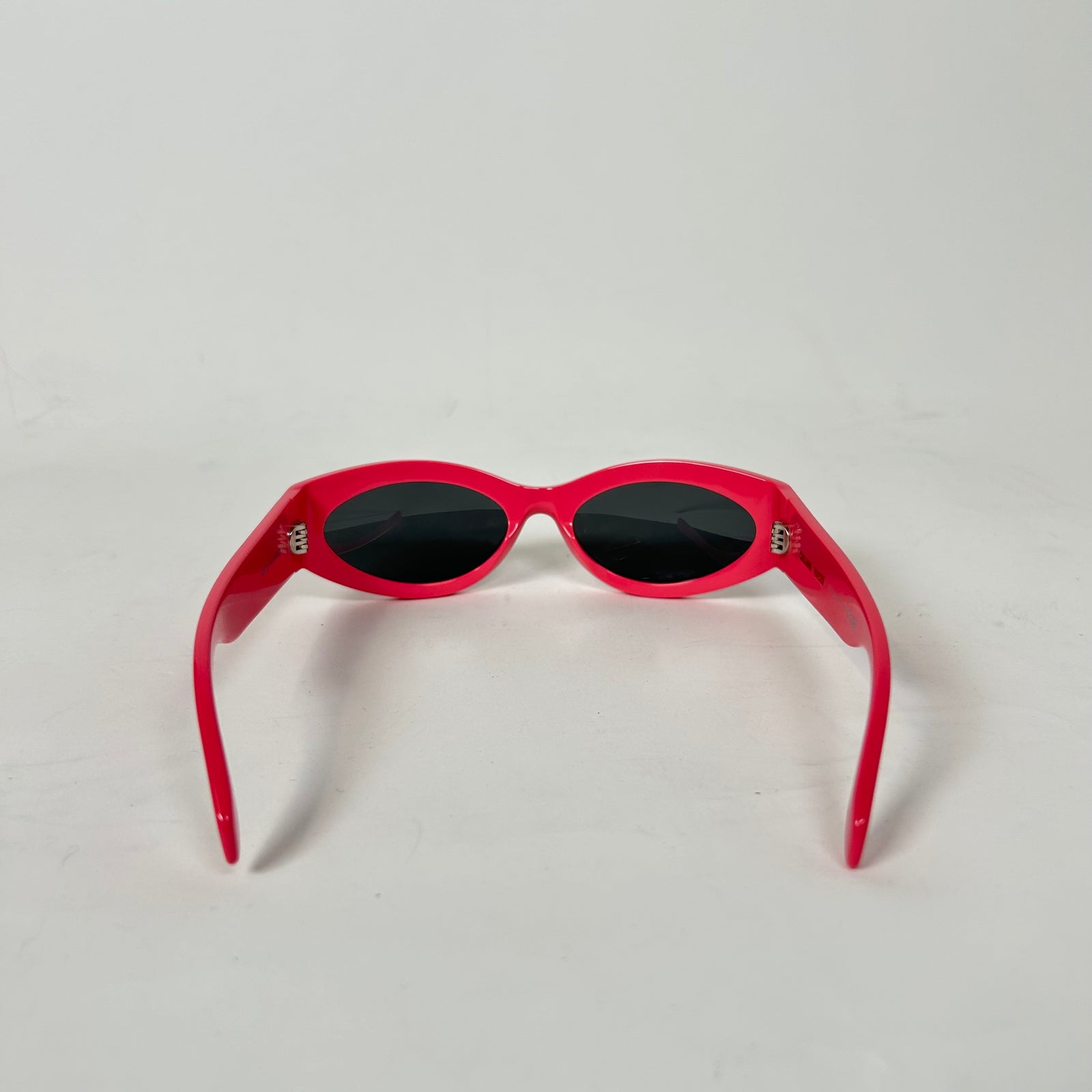 Celine Pink Logo Oval Sunglasses