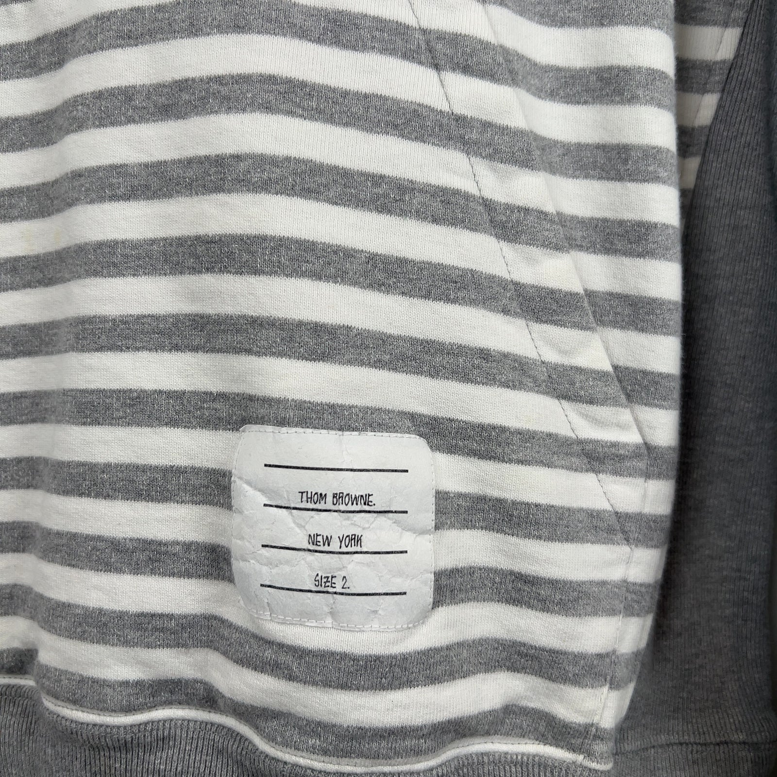 Thom Browne Striped Hoodie