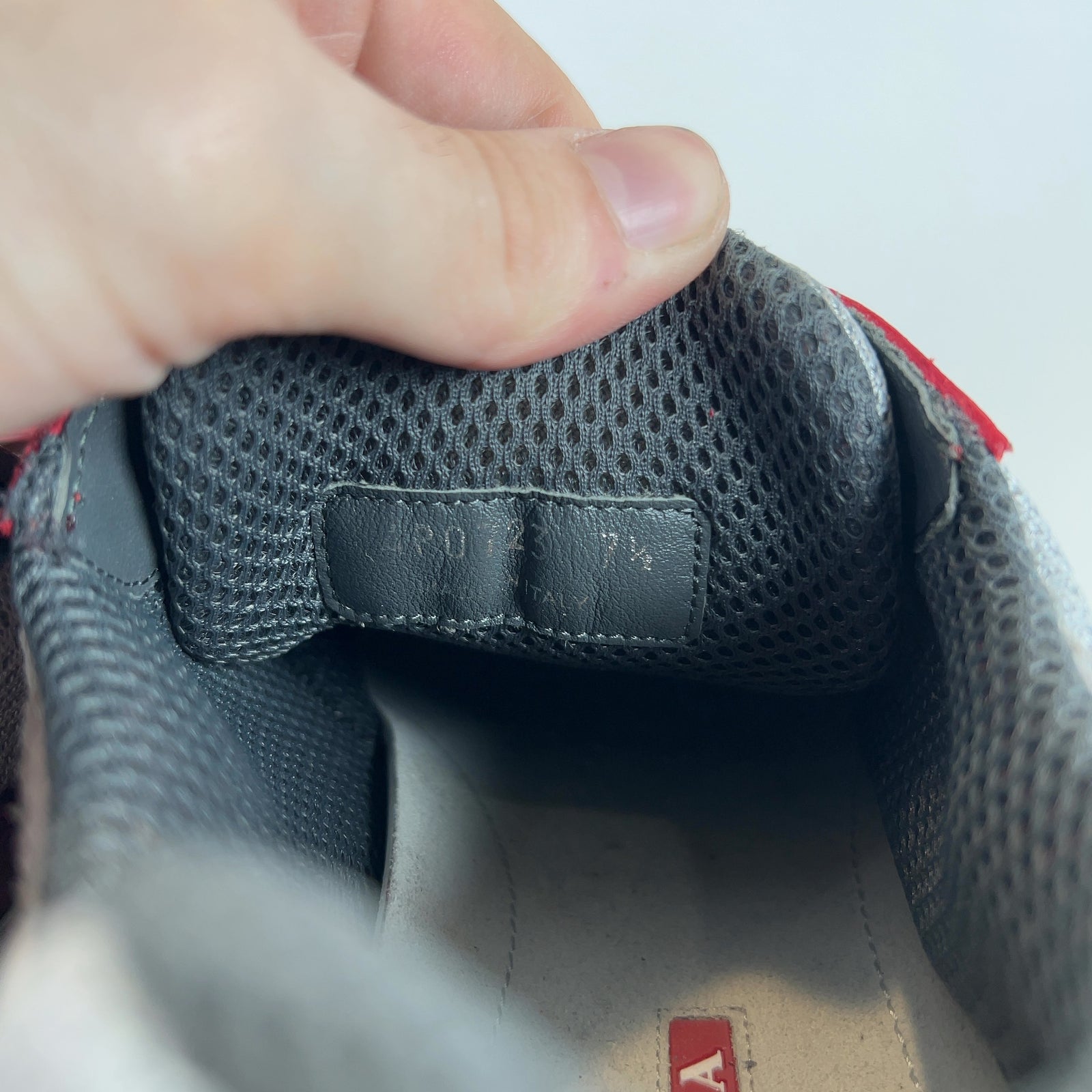 Prada Velcro Strap Americas Cups Low Top Sneaker