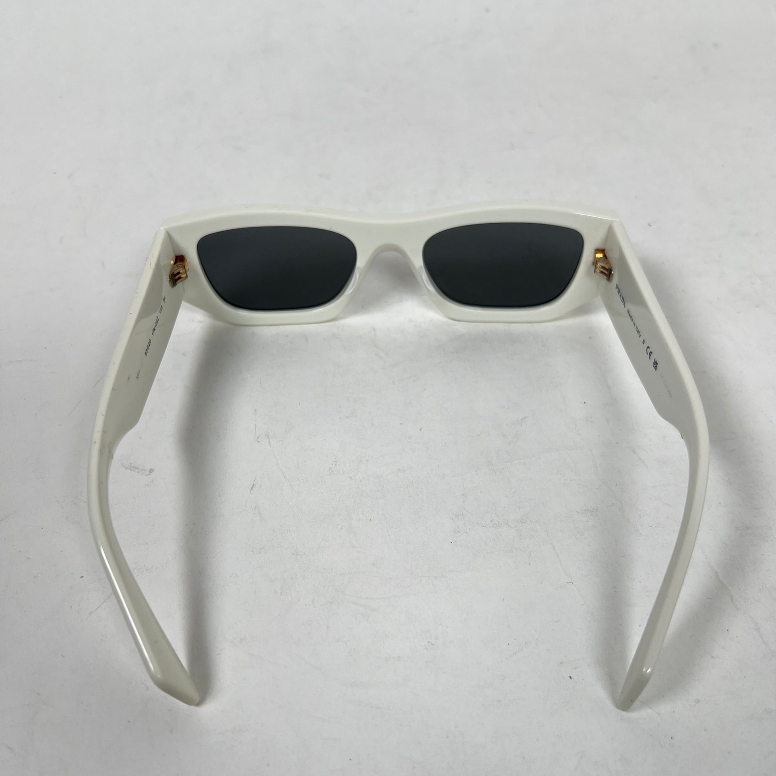 Prada White Symbole Sunglasses