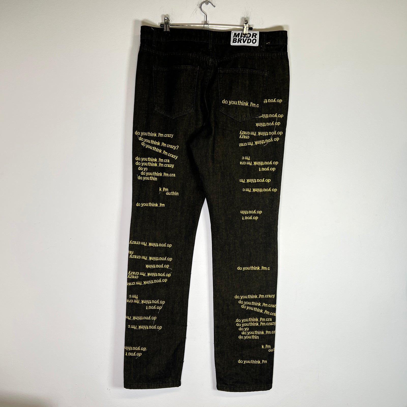 Who Decides War "Do You Think I'm Crazy" Jeans