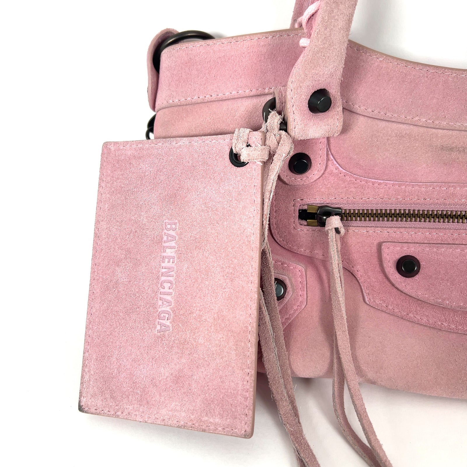 Balenciaga Small Suede Le City Bag