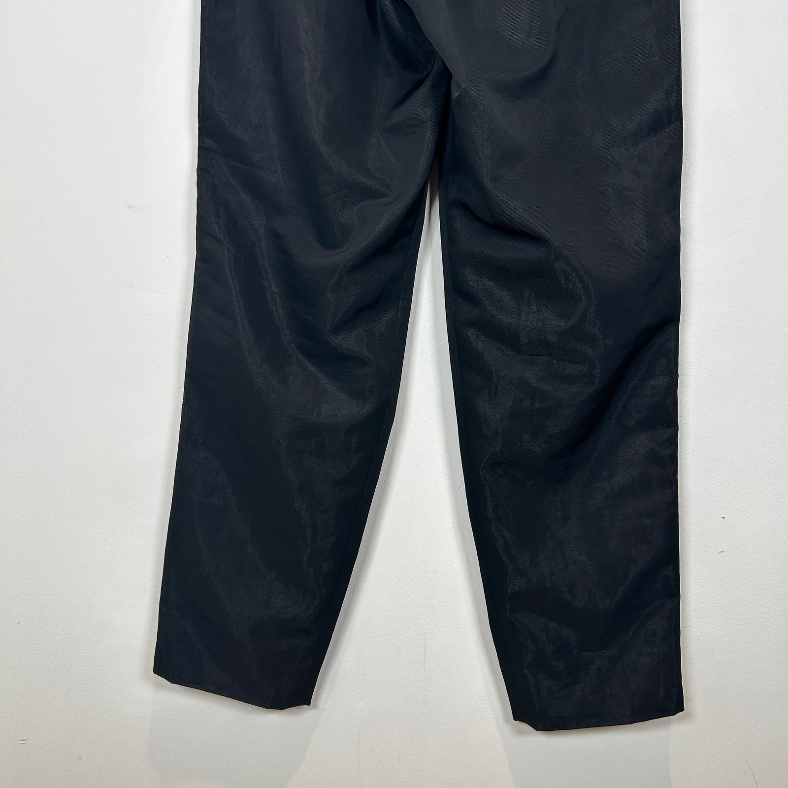 CDG Black Zipper Seam Pants Size L